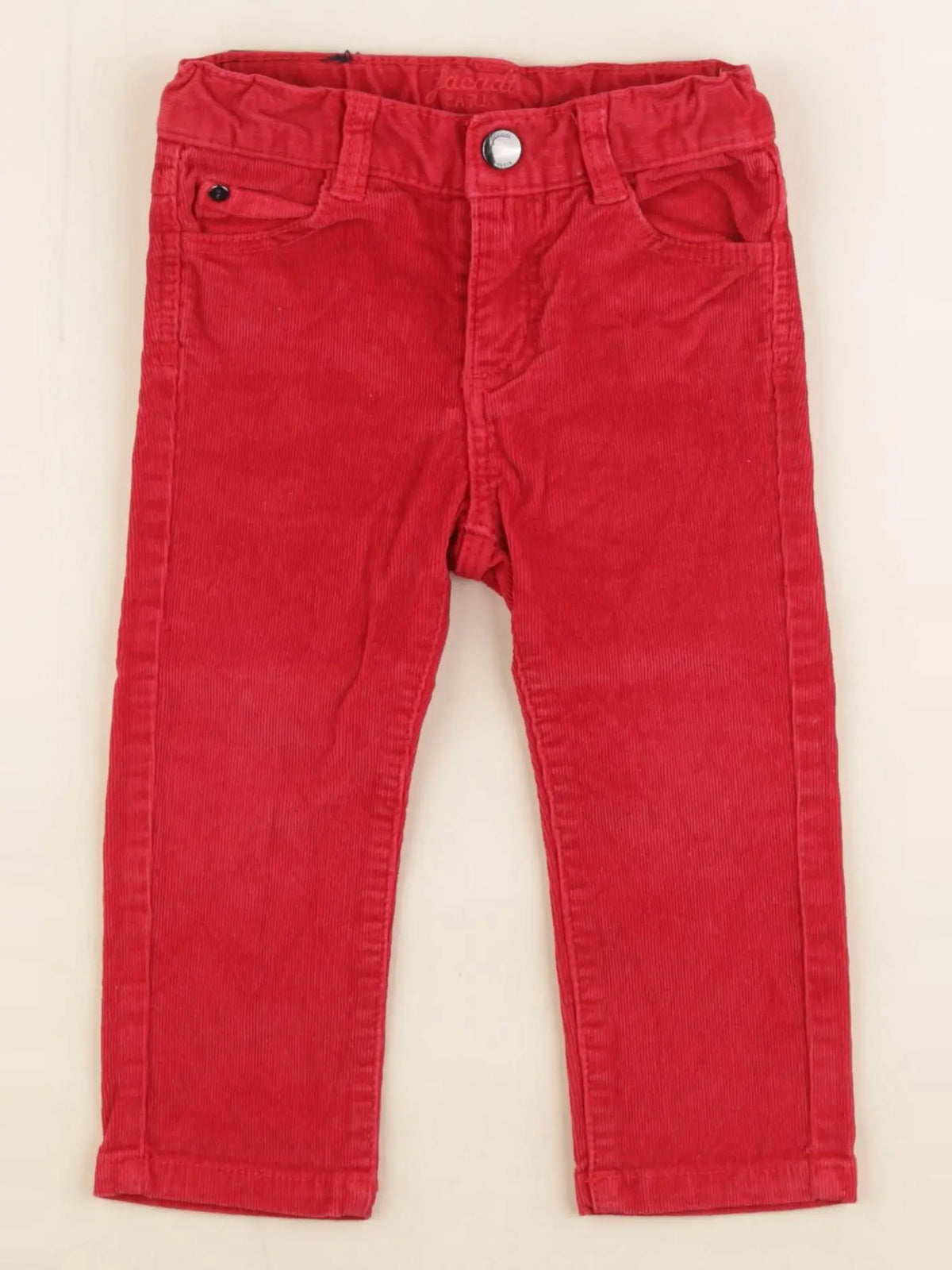 Jacadi - pantalon rouge - 18 mois