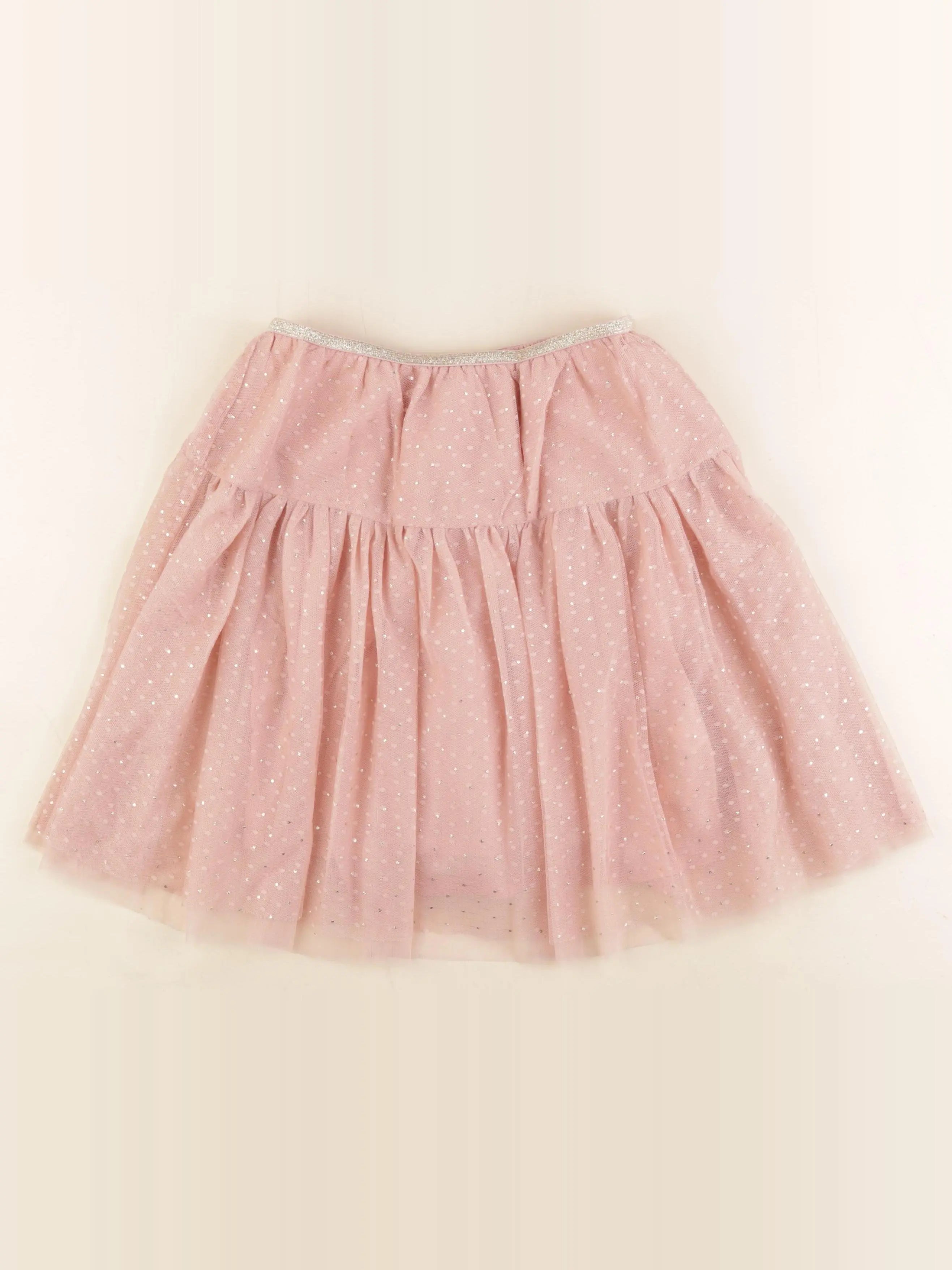 Tape à l'oeil - jupe rose, or - 14 ans
