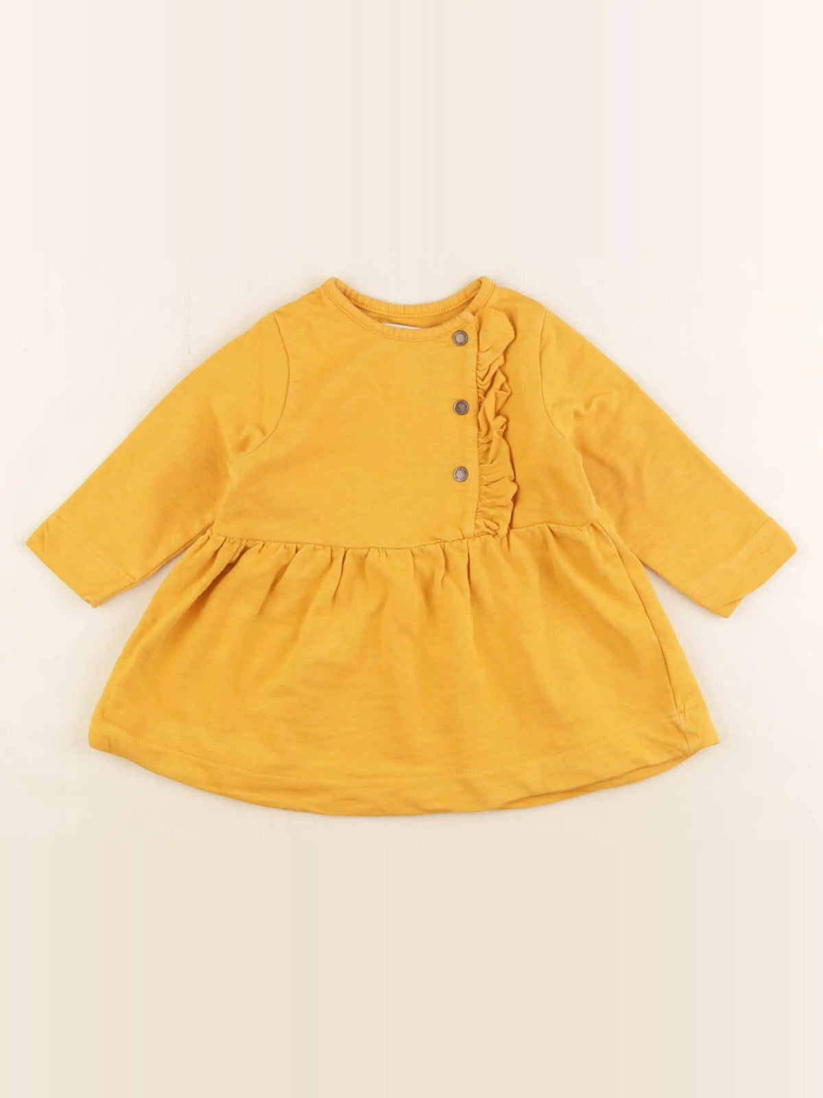 Vertbaudet - robe jaune - 9 mois