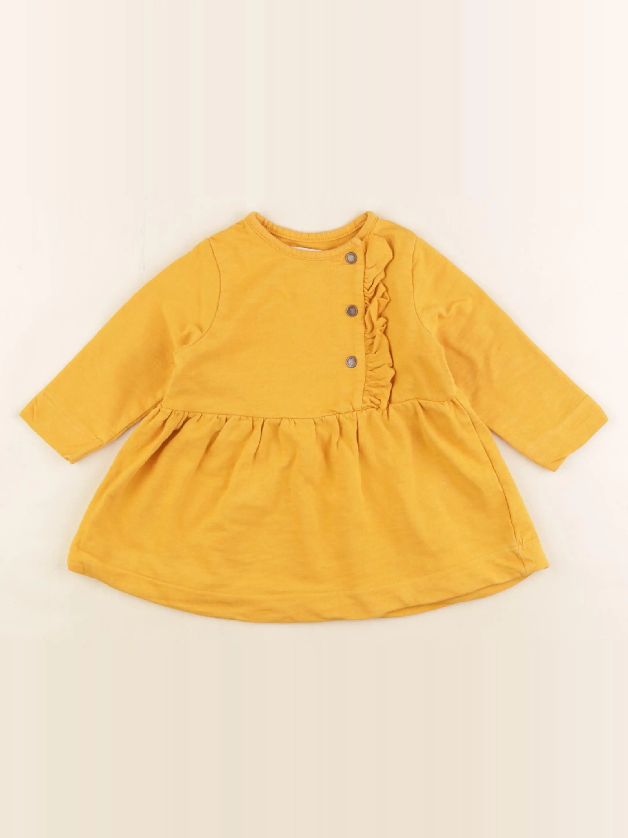 Vertbaudet - robe jaune - 9 mois
