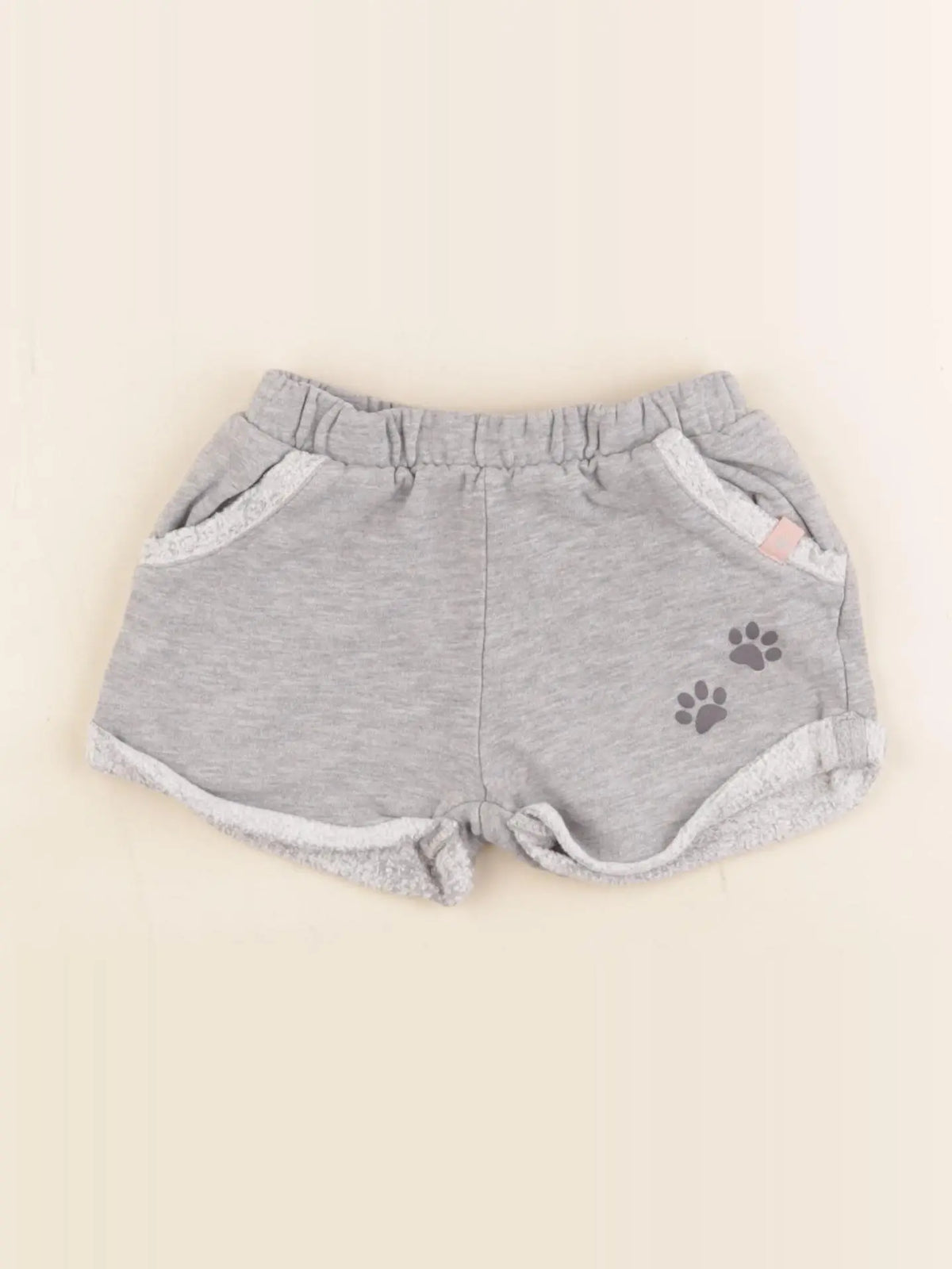 Vertbaudet - short gris - 18 mois