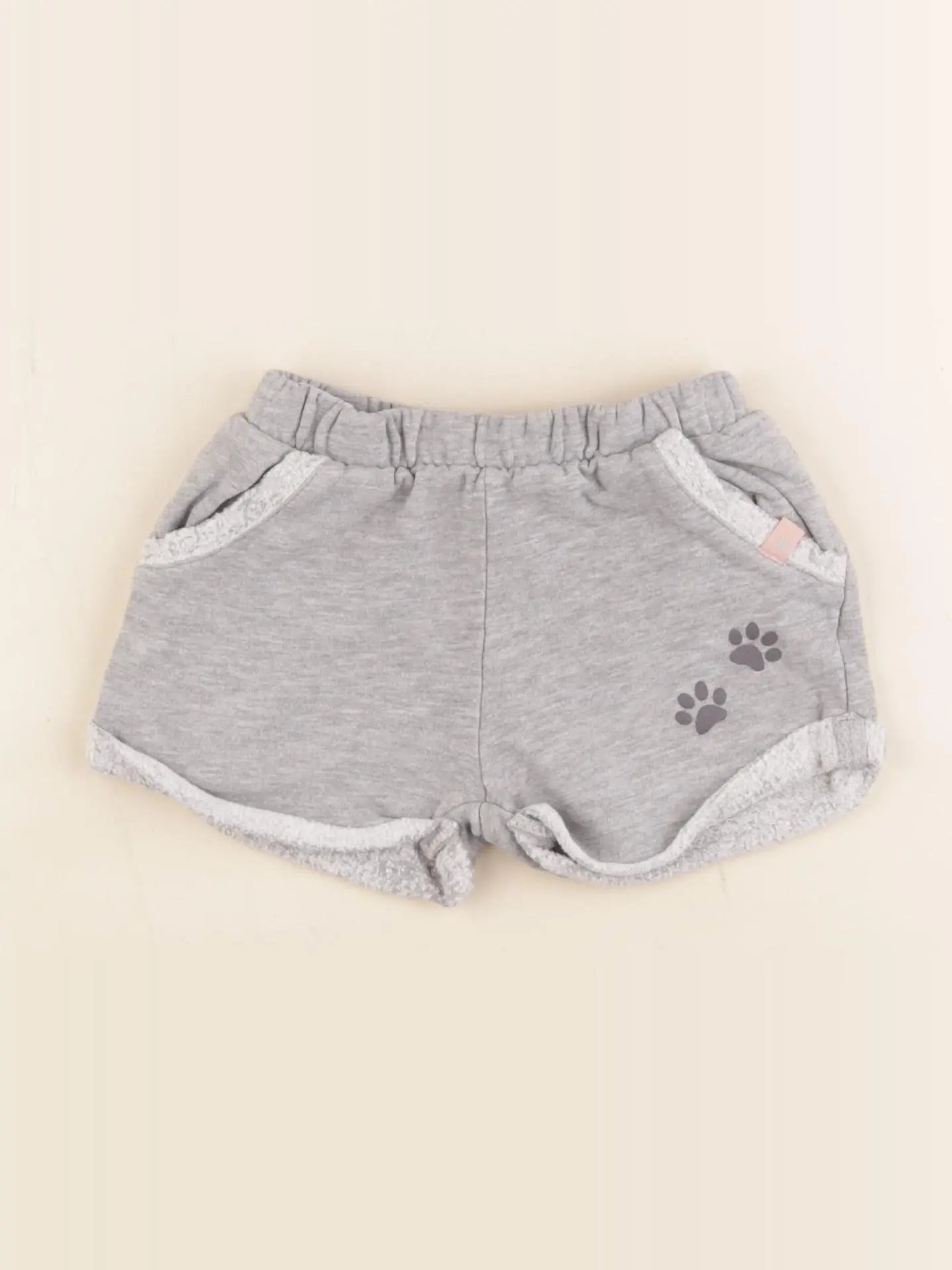Vertbaudet - short gris - 18 mois