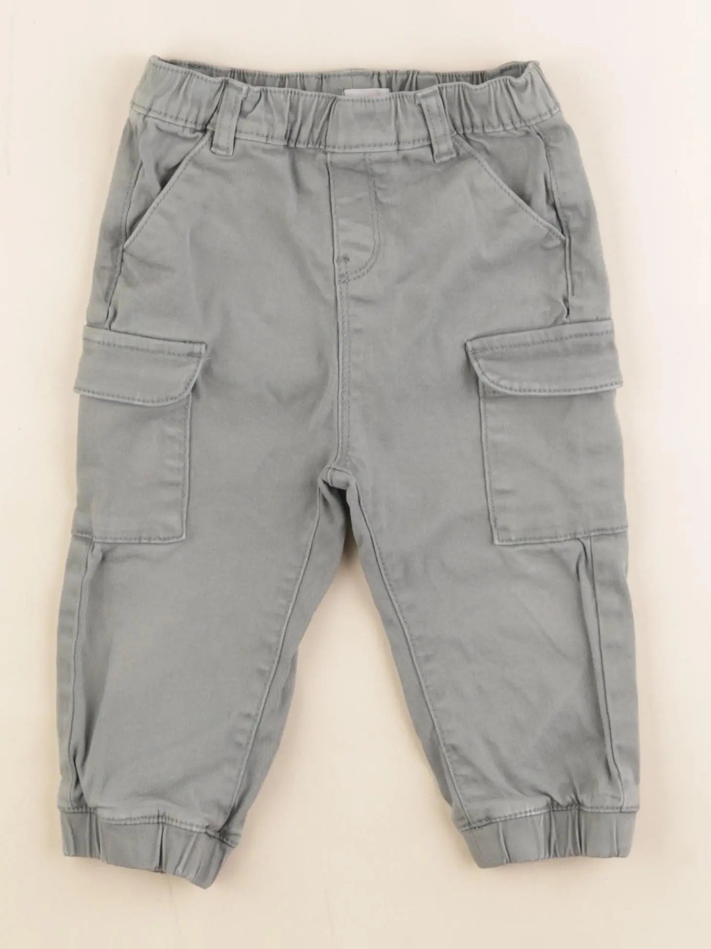 Vertbaudet - pantalon vert - 18 mois