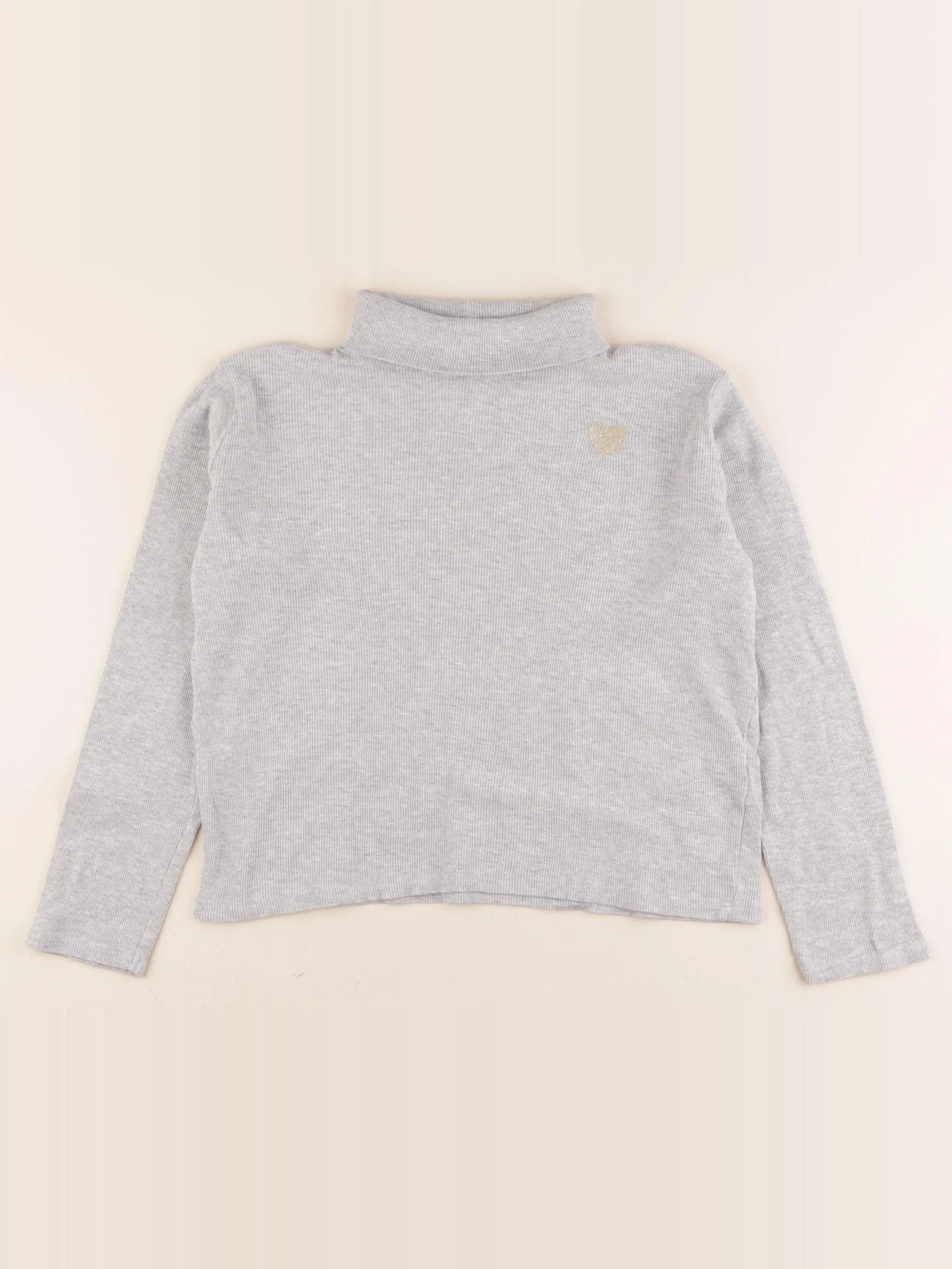 Vertbaudet - sous-pull gris - 14 ans