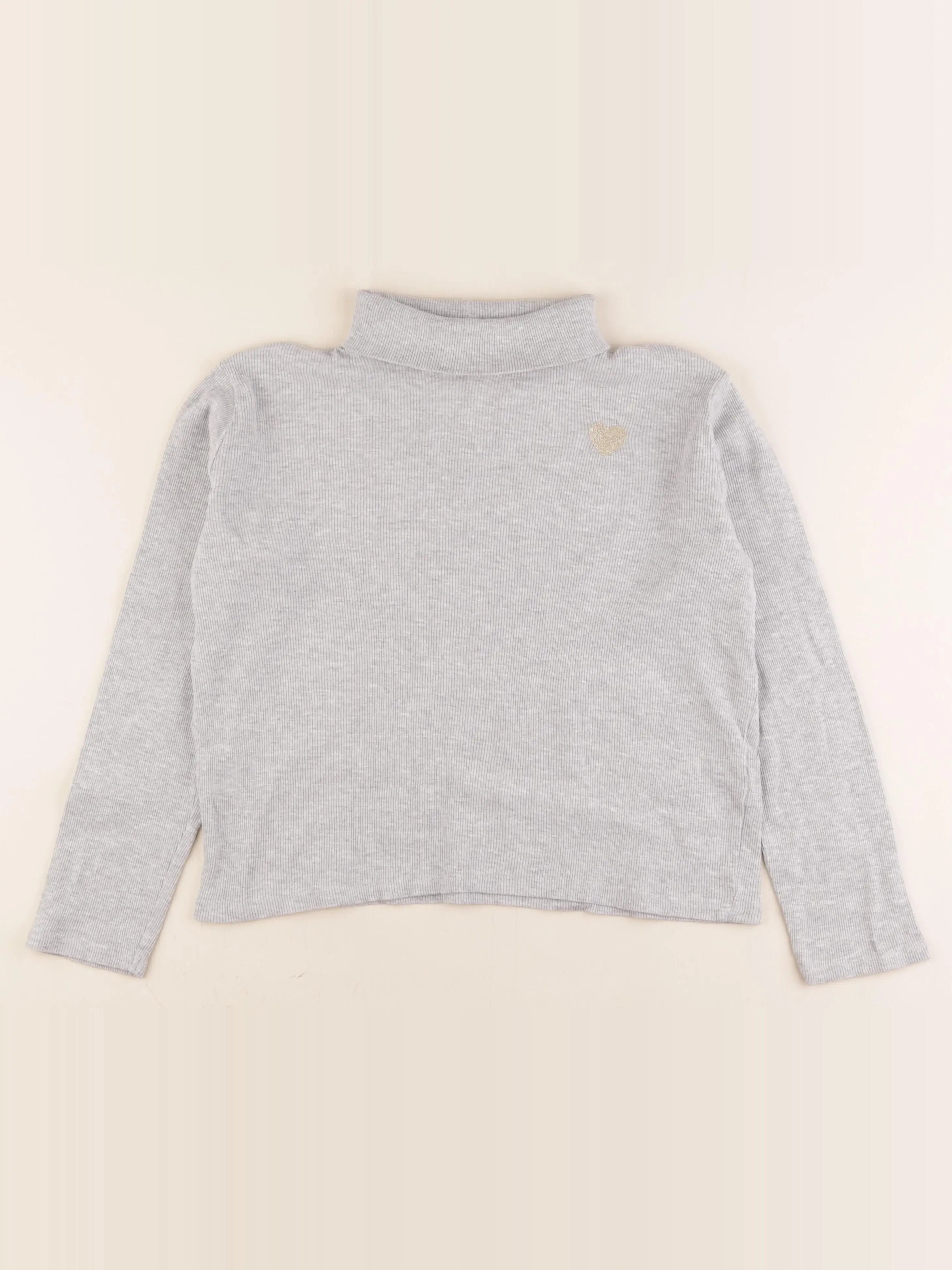 Vertbaudet - sous-pull gris - 14 ans