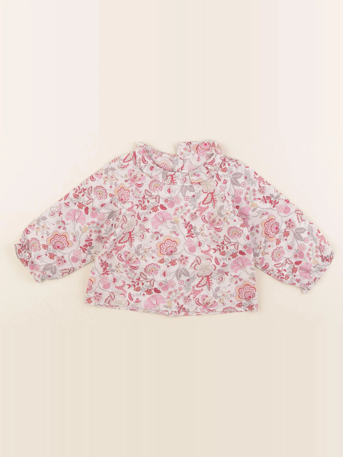 Jacadi - blouse liberty multicolore - 12 mois