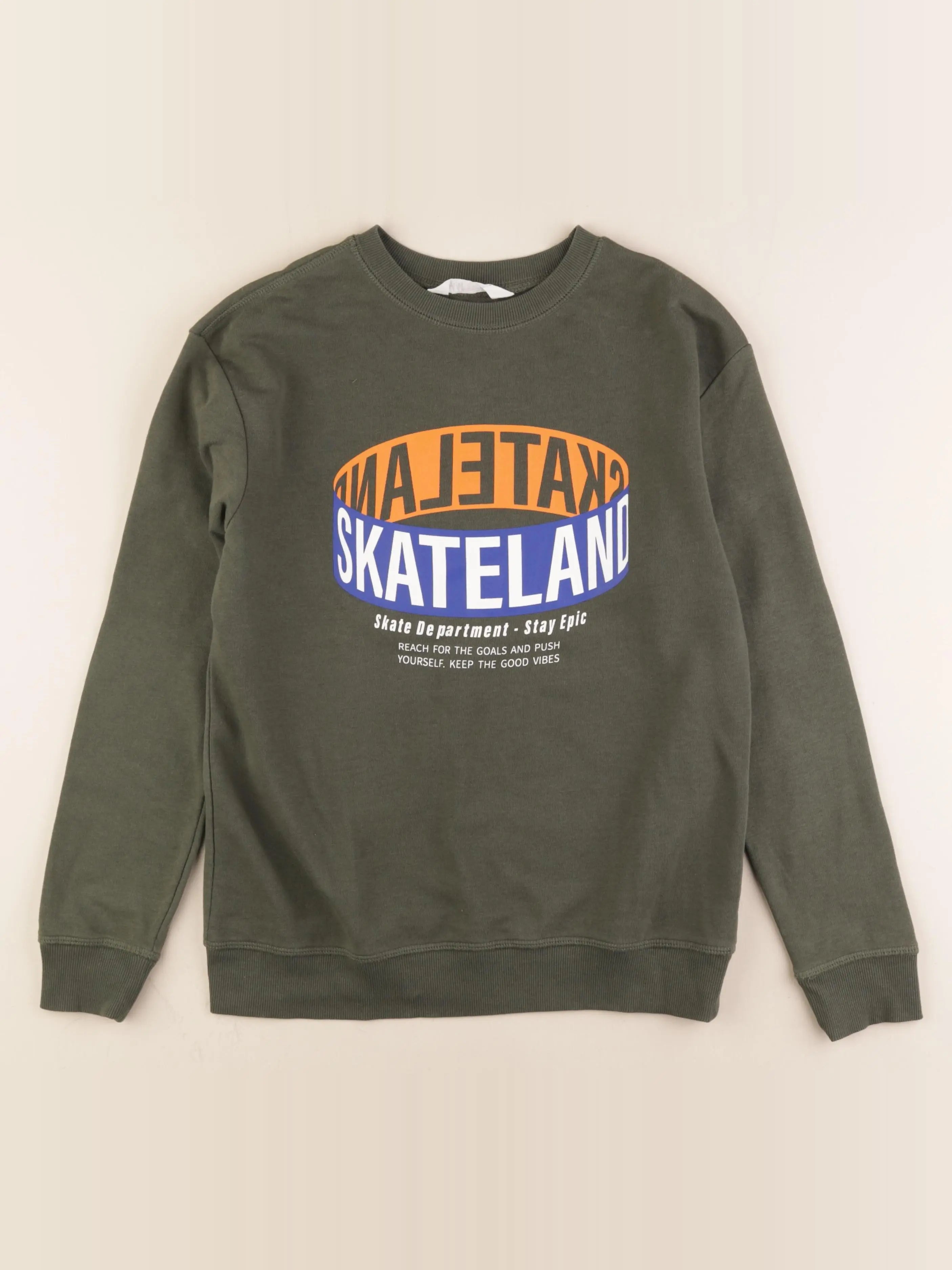 H&M - tee-shirt vert - 10/12 ans