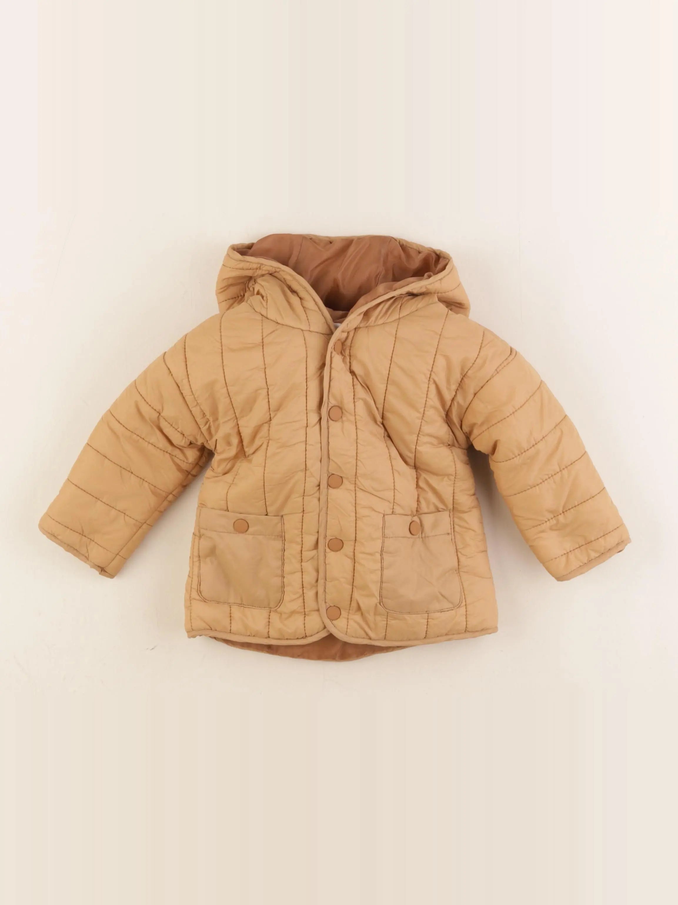 Vertbaudet - imperméable marron - 12 mois