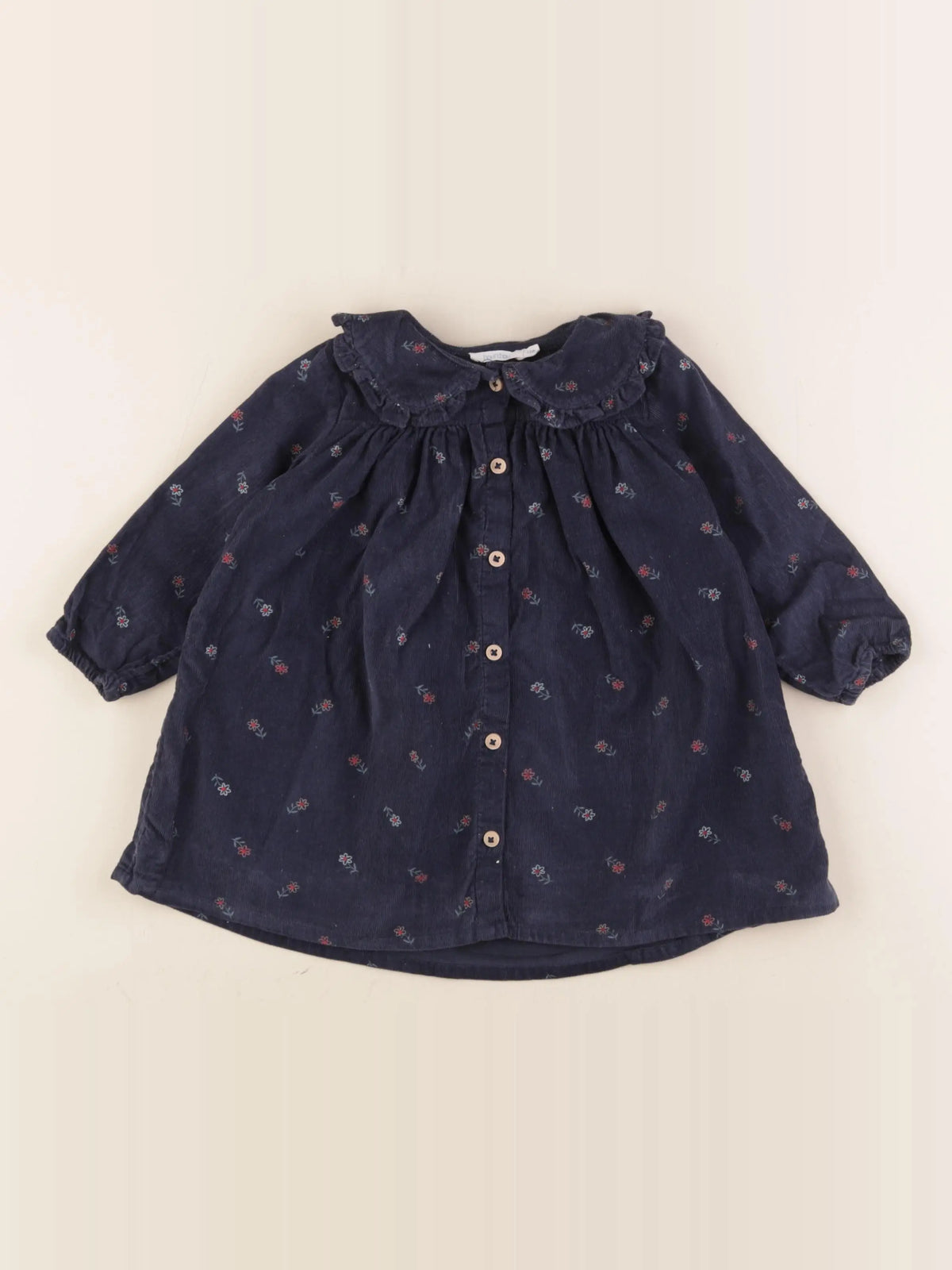 Boutchou - robe bleu - 12 mois