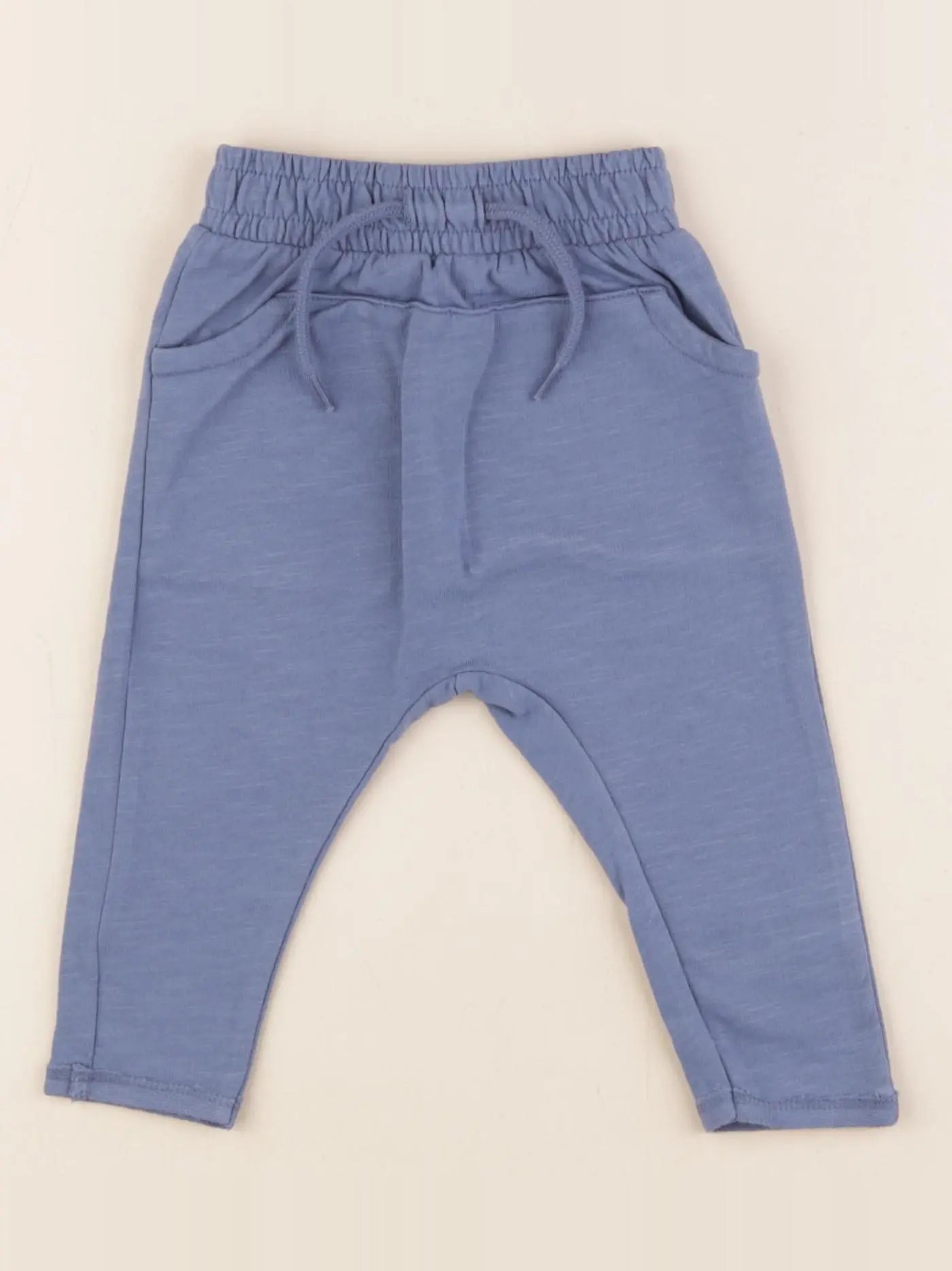 Vertbaudet - sarouel bleu - 3 mois