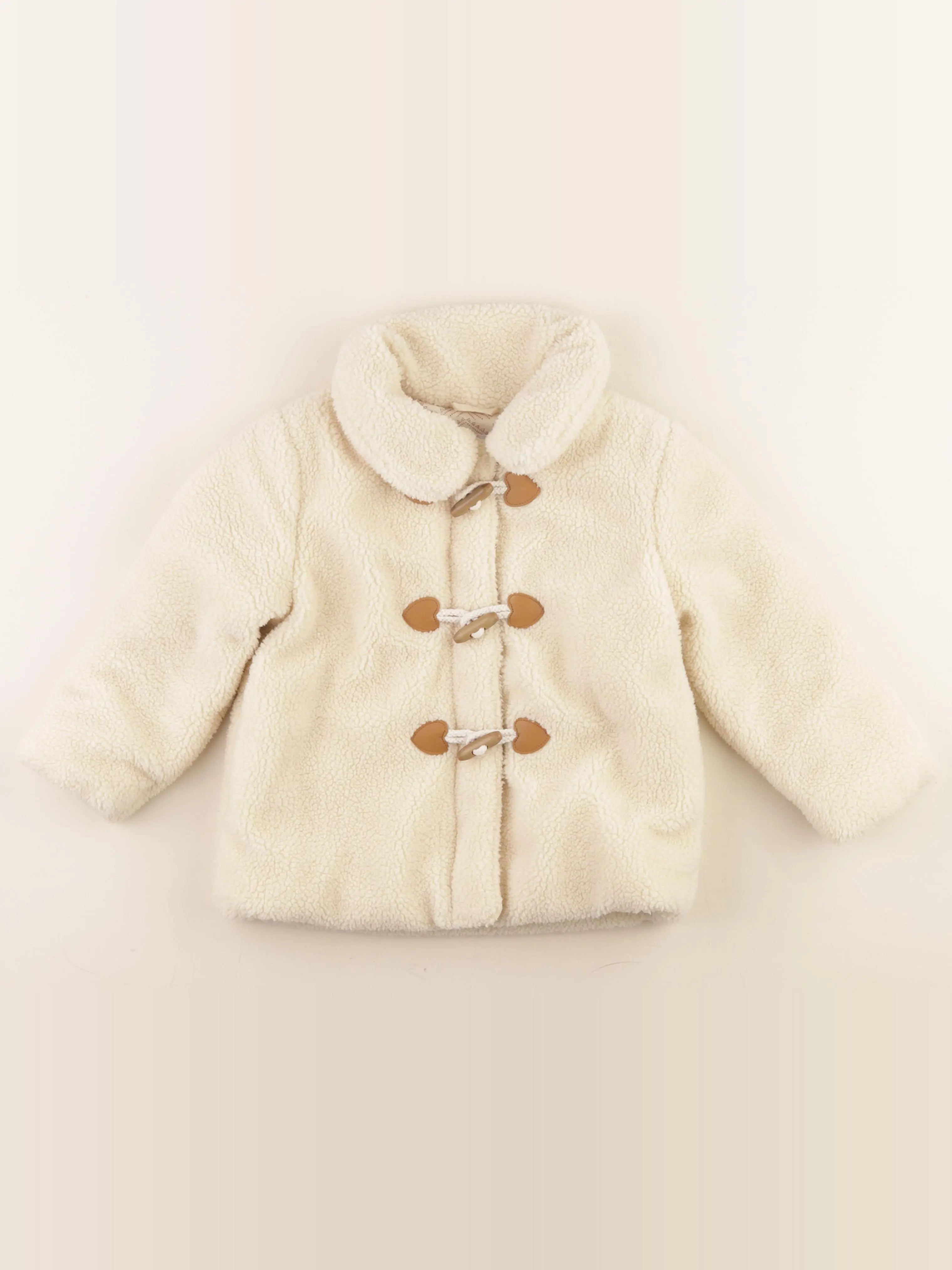 Vertbaudet - manteau beige - 4 ans