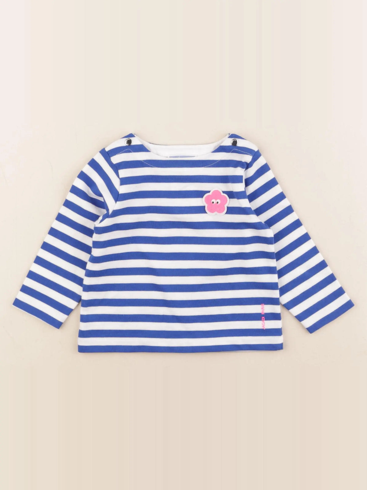 Jacadi - tee-shirt bleu - 12 mois