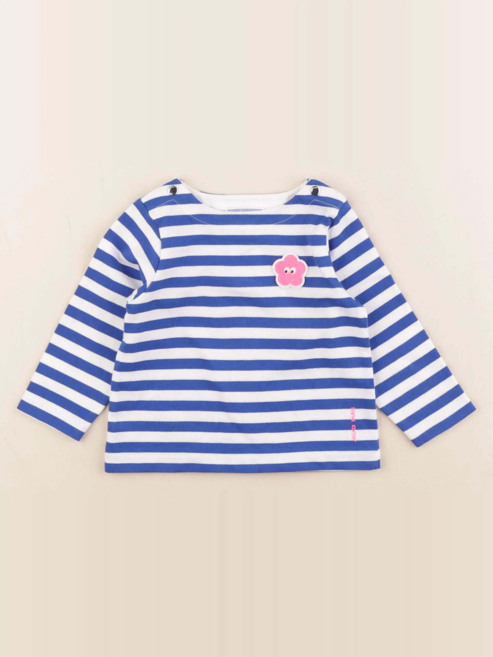 Jacadi - tee-shirt bleu - 12 mois