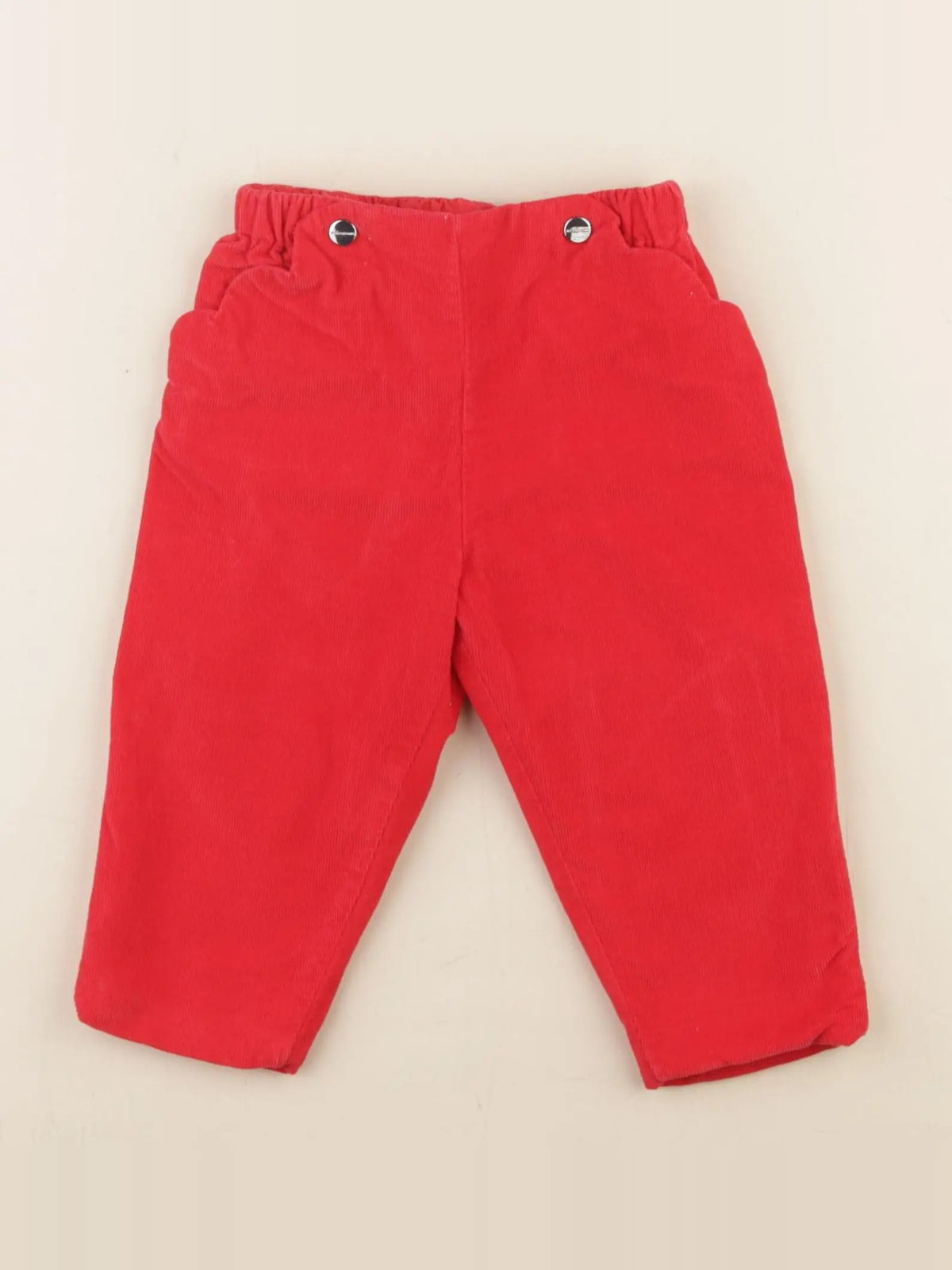 Jacadi - pantalon rouge - 12 mois