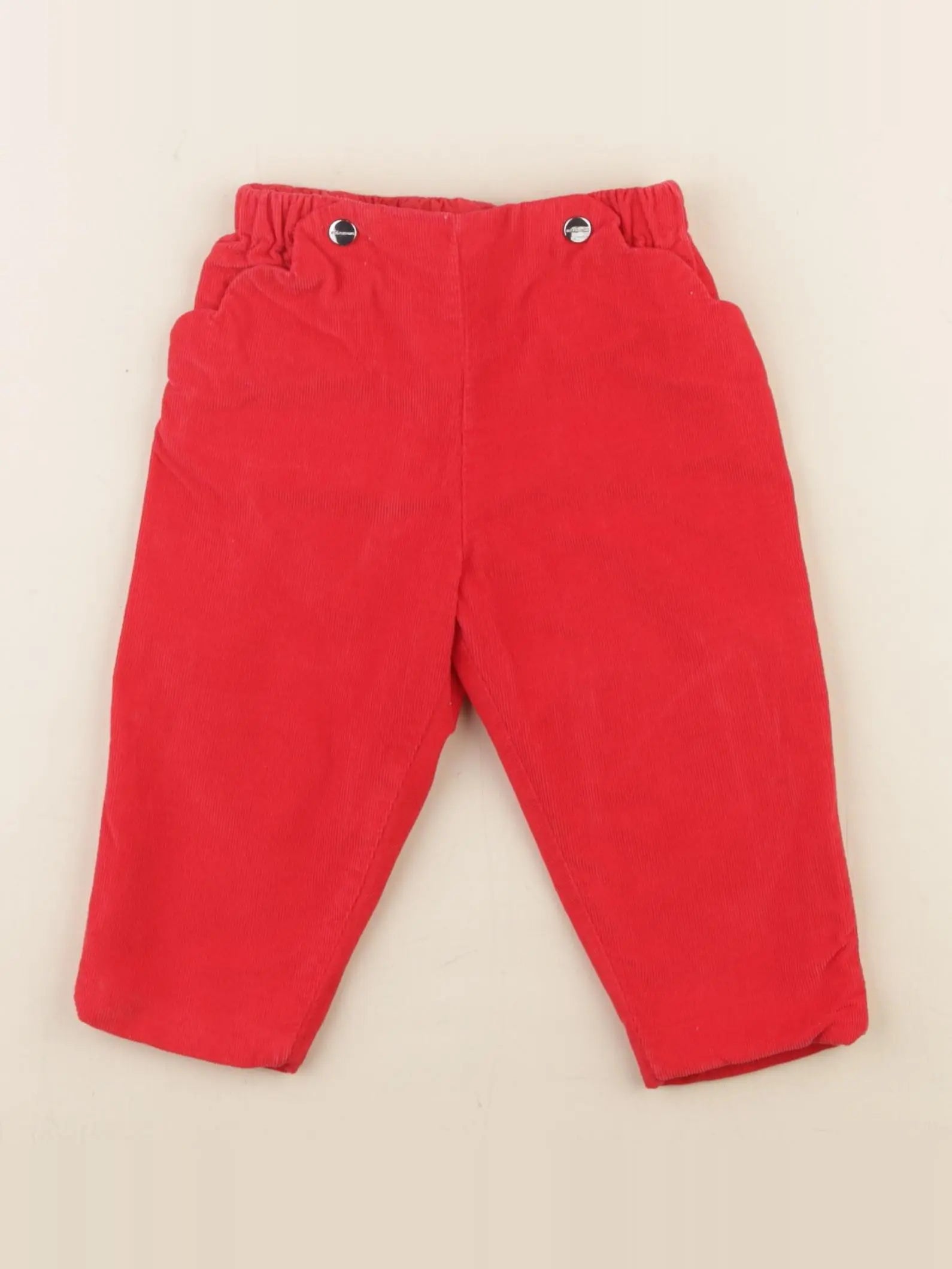 Jacadi - pantalon rouge - 12 mois