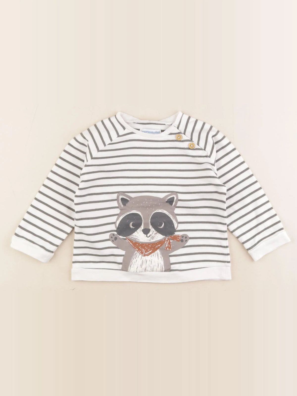 Vertbaudet - sweat multicolore - 36 mois
