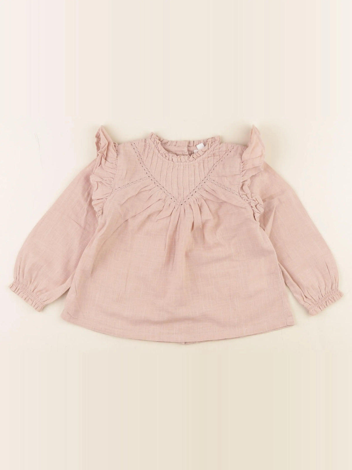 Vertbaudet - blouse rose - 24 mois