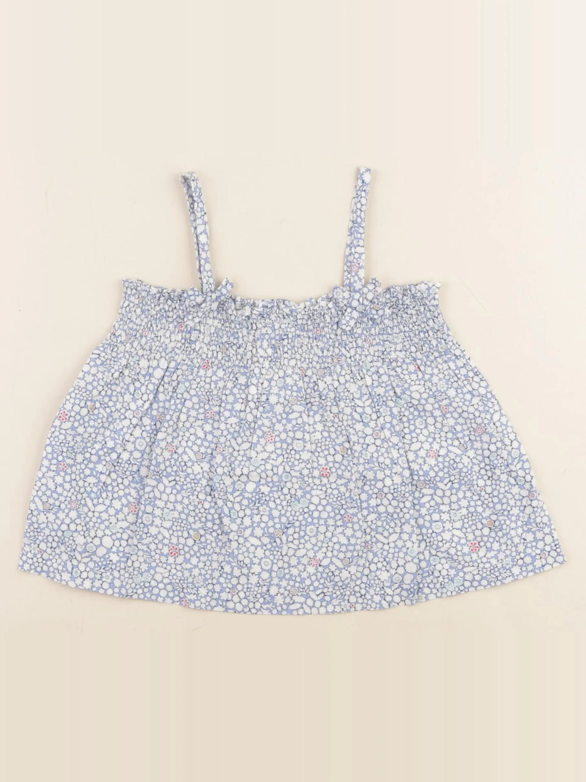Jacadi - blouse liberty bleu - 36 mois