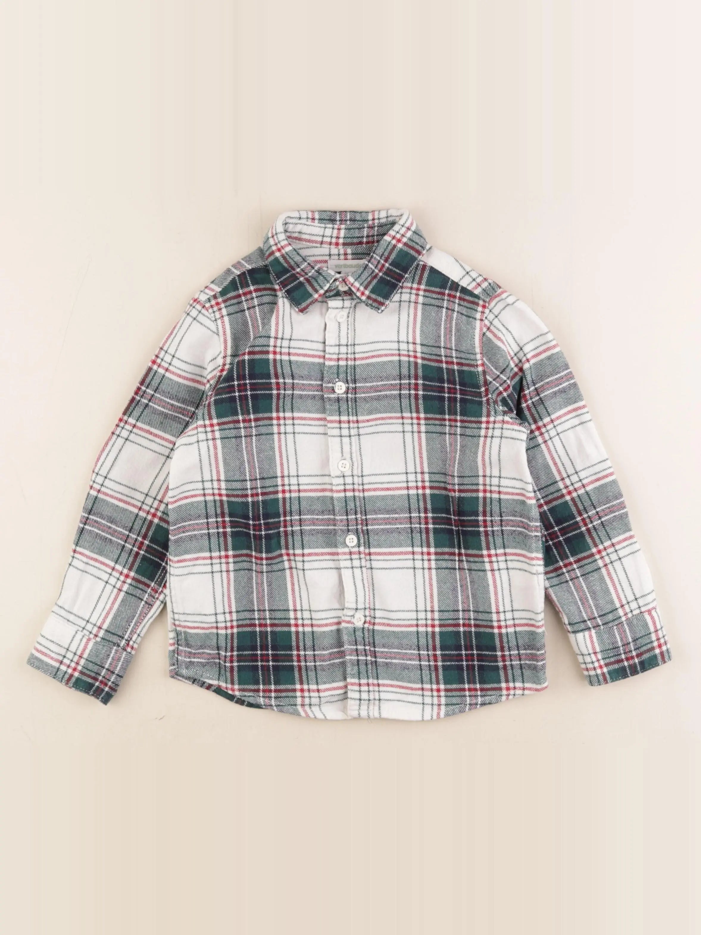 Vertbaudet - chemise multicolore - 5 ans