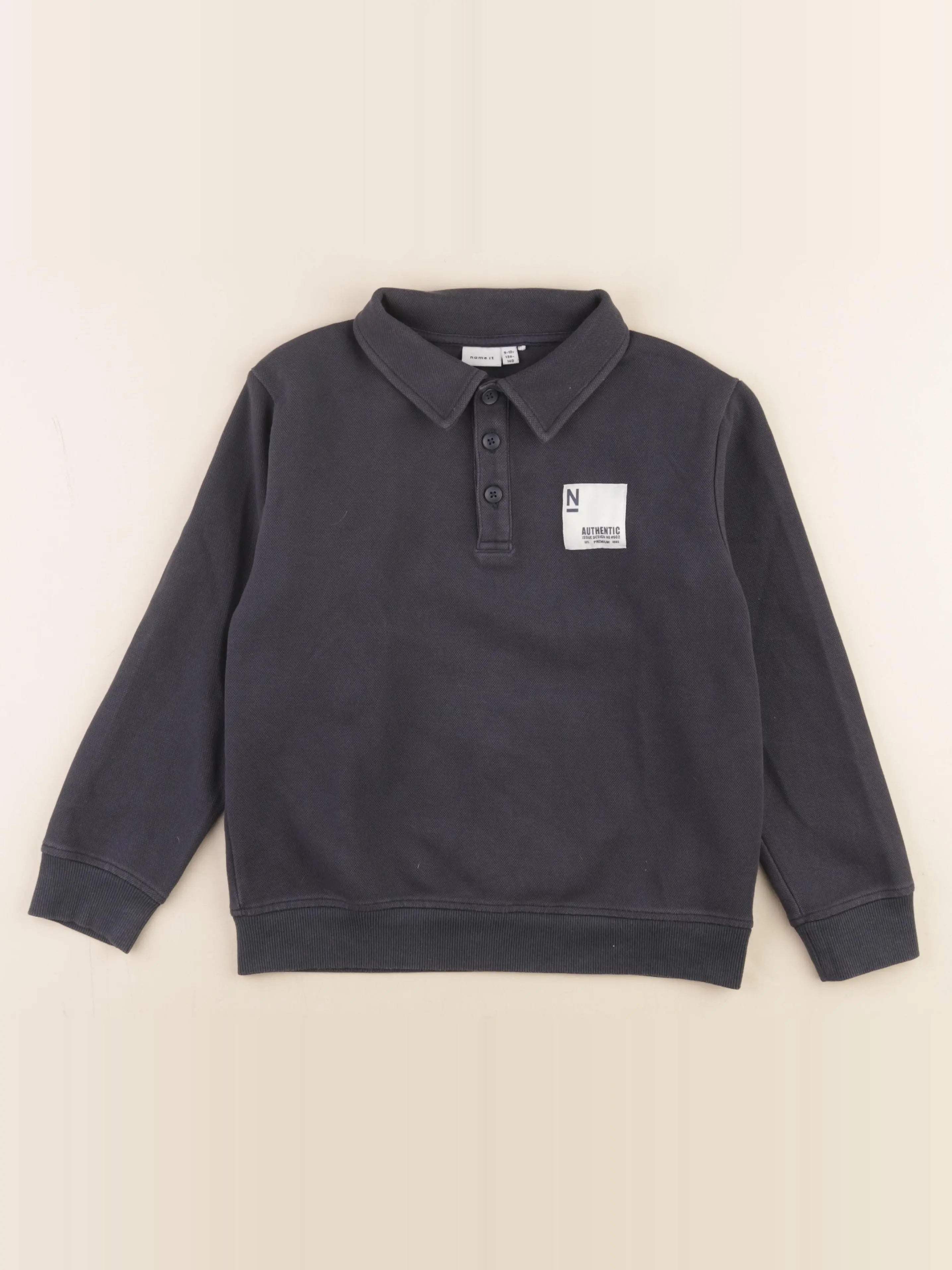 Name it - sweat bleu - 9/10 ans