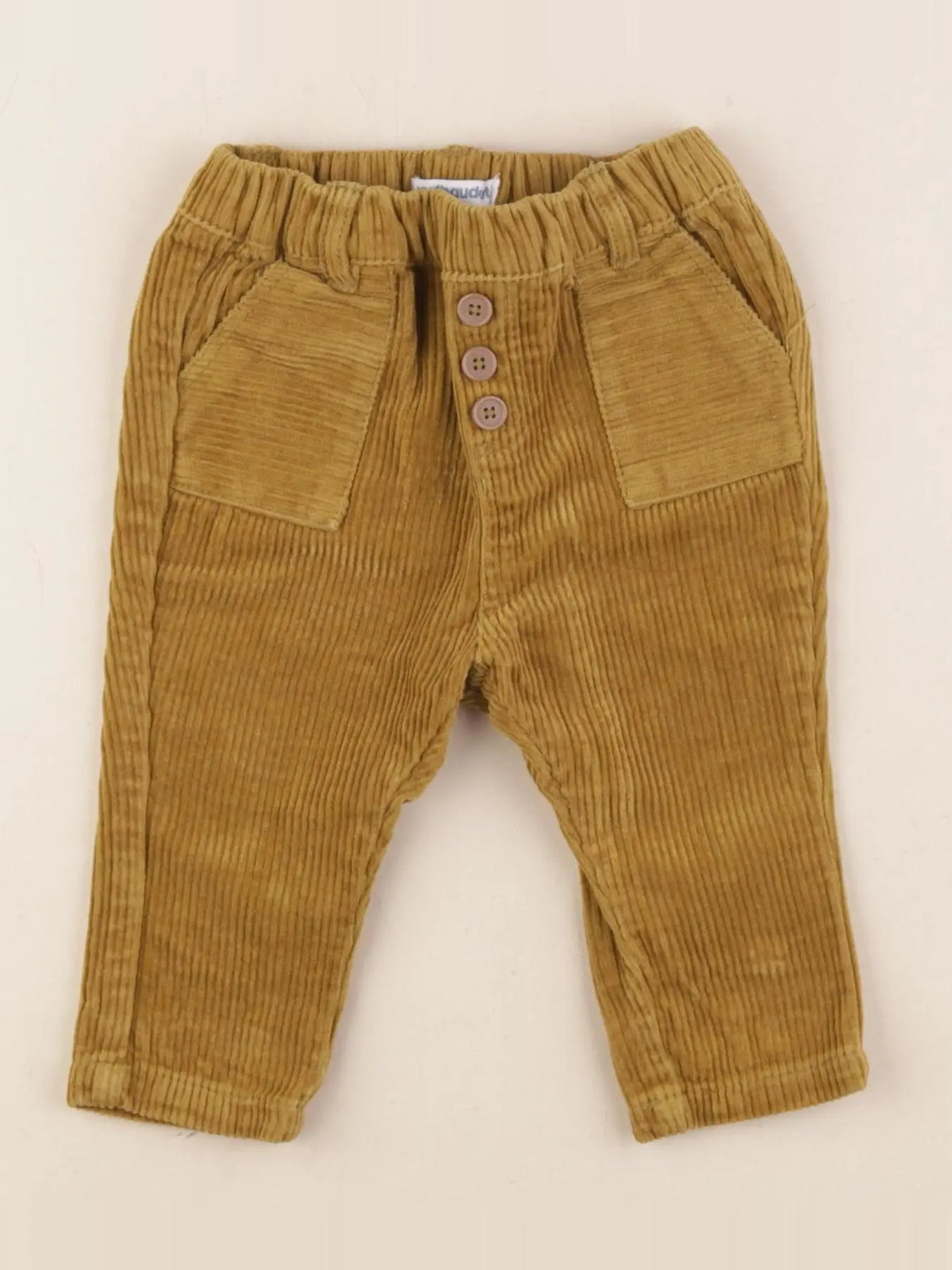 Vertbaudet - pantalon marron - 6 mois