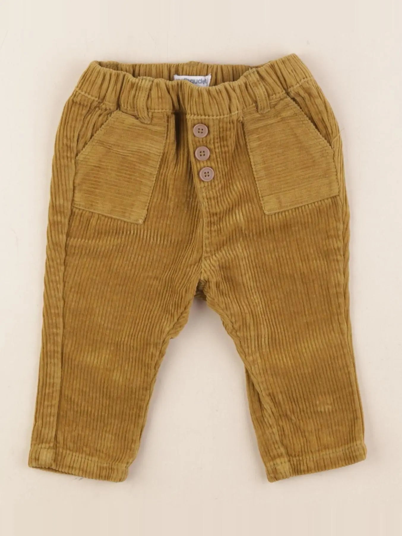 Vertbaudet - pantalon marron - 6 mois