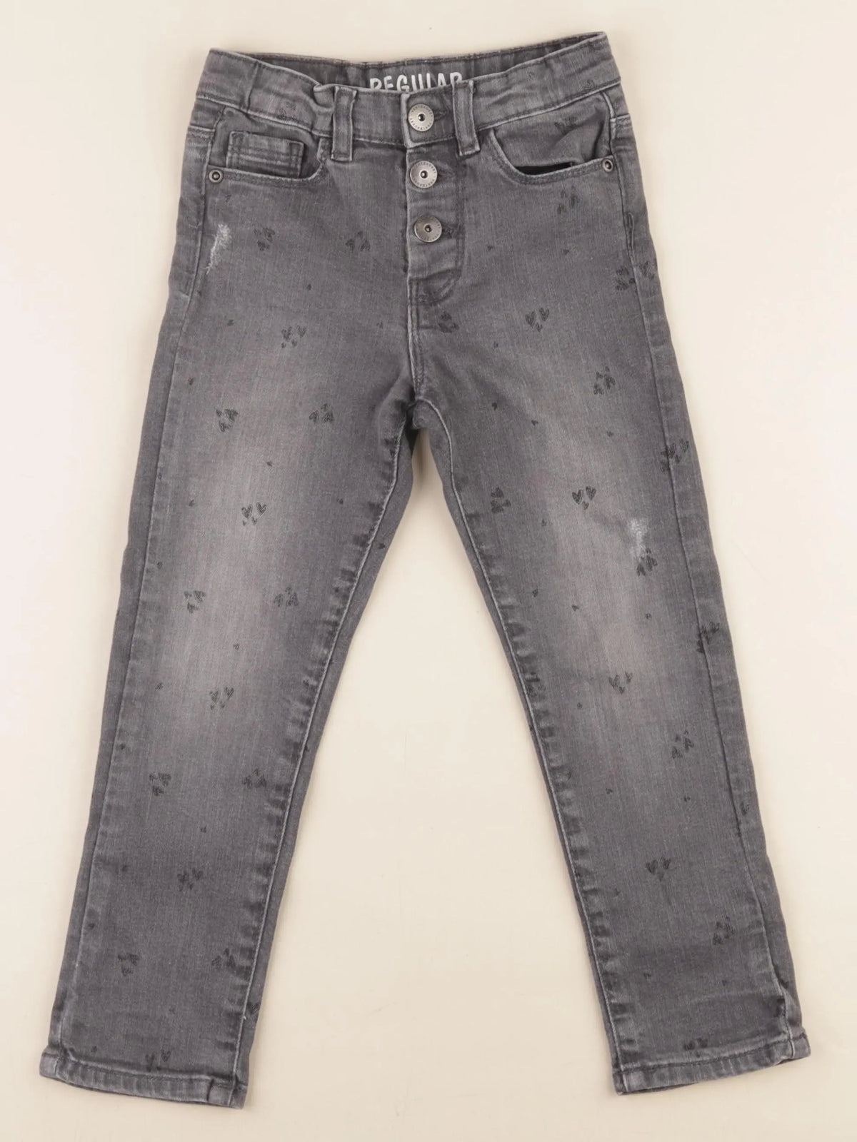 Vertbaudet - jean gris - 4 ans