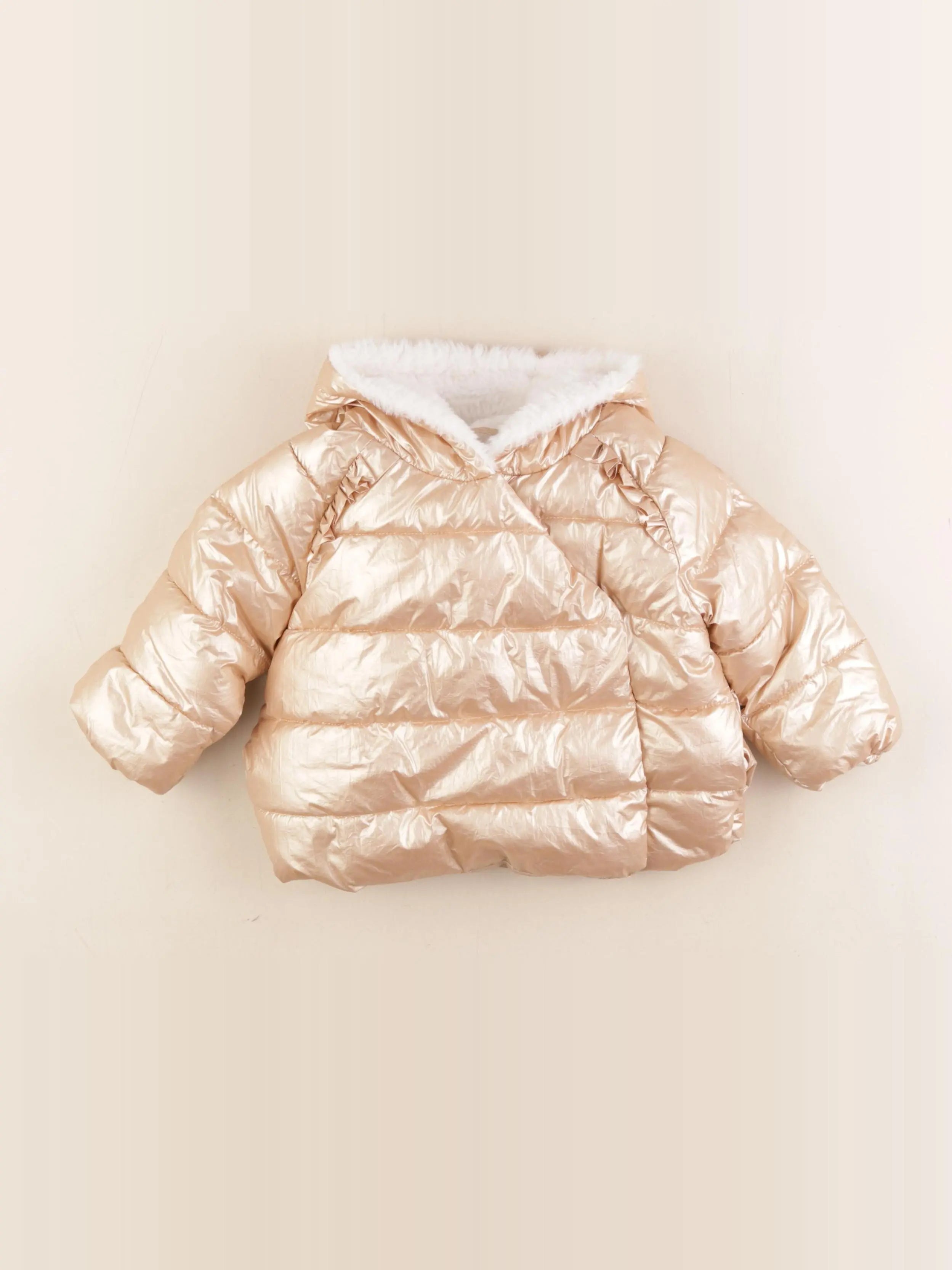 Vertbaudet - doudoune beige - 18 mois