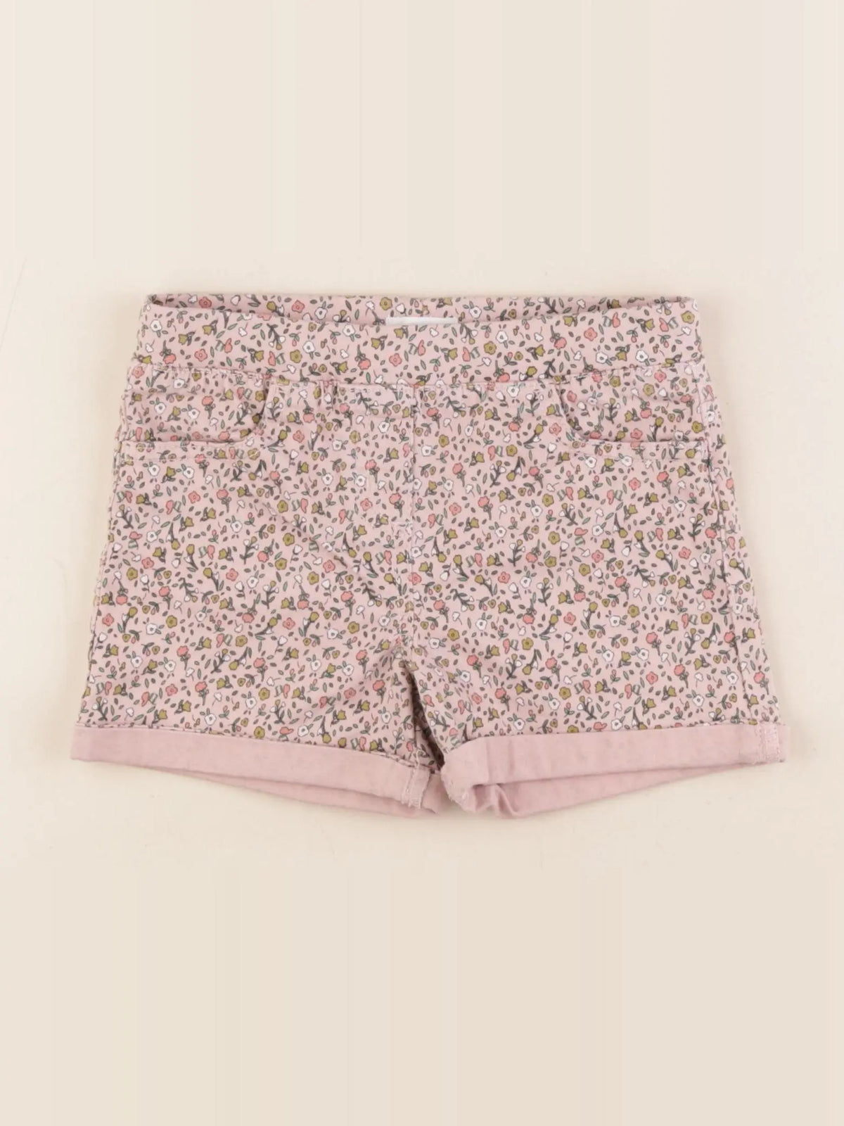 Vertbaudet - short rose - 7 ans