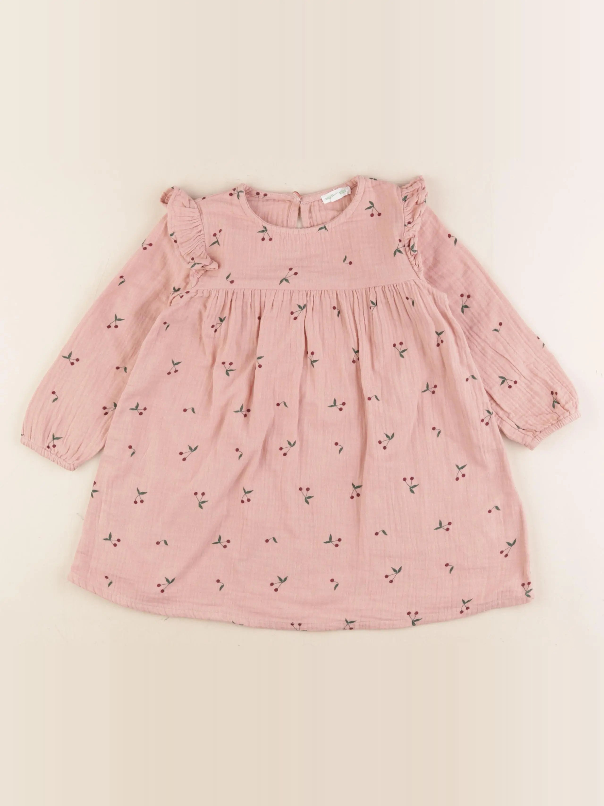 Vertbaudet - robe rose - 3 ans