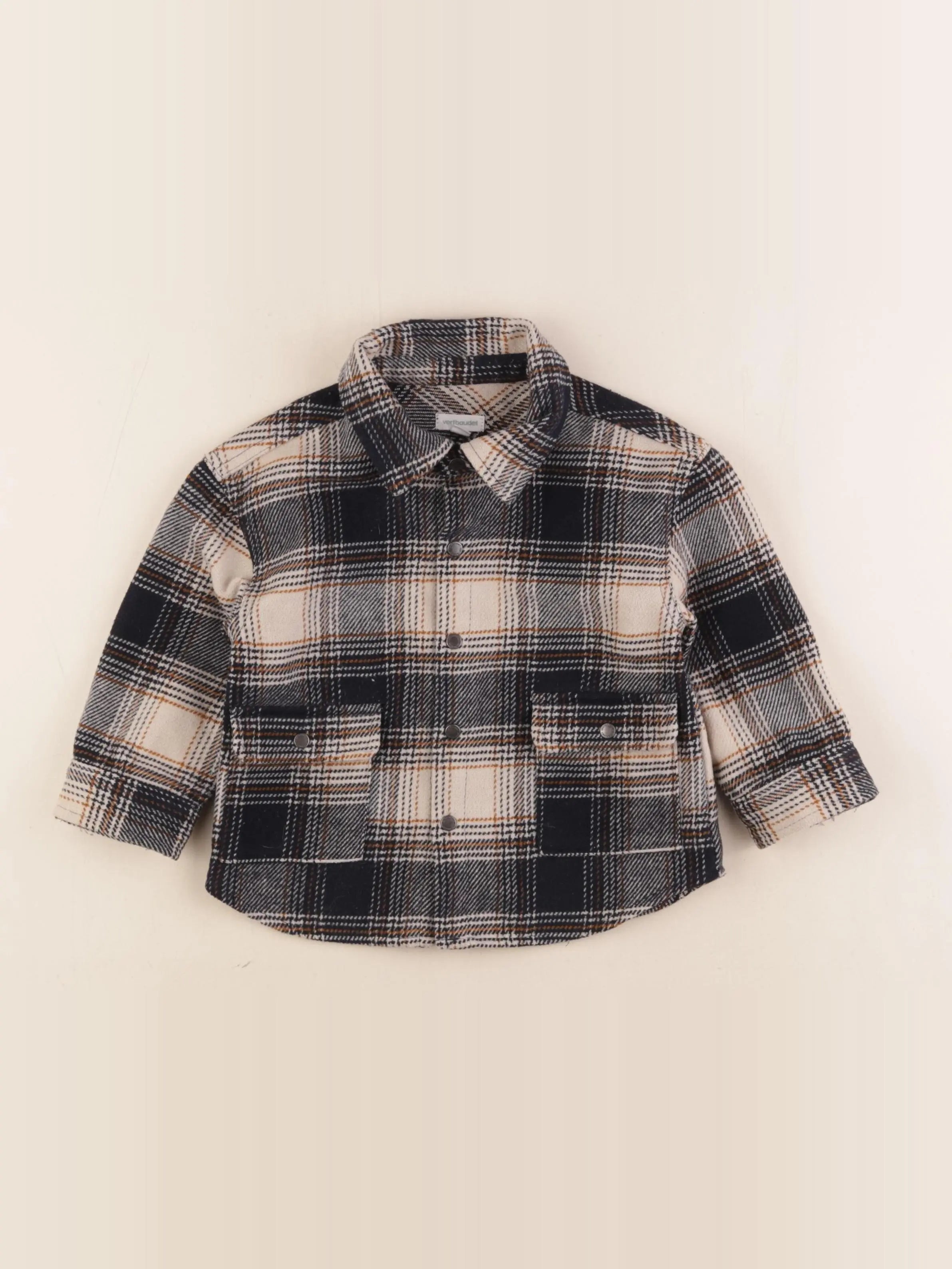 Vertbaudet - chemise multicolore - 18 mois