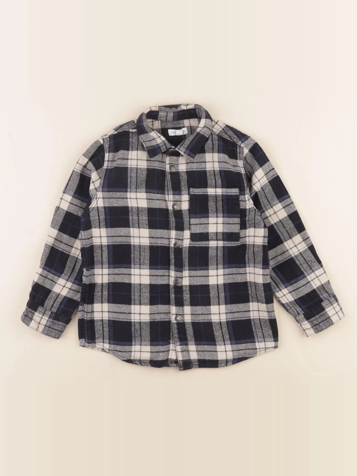 Vertbaudet - chemise bleu - 6 ans