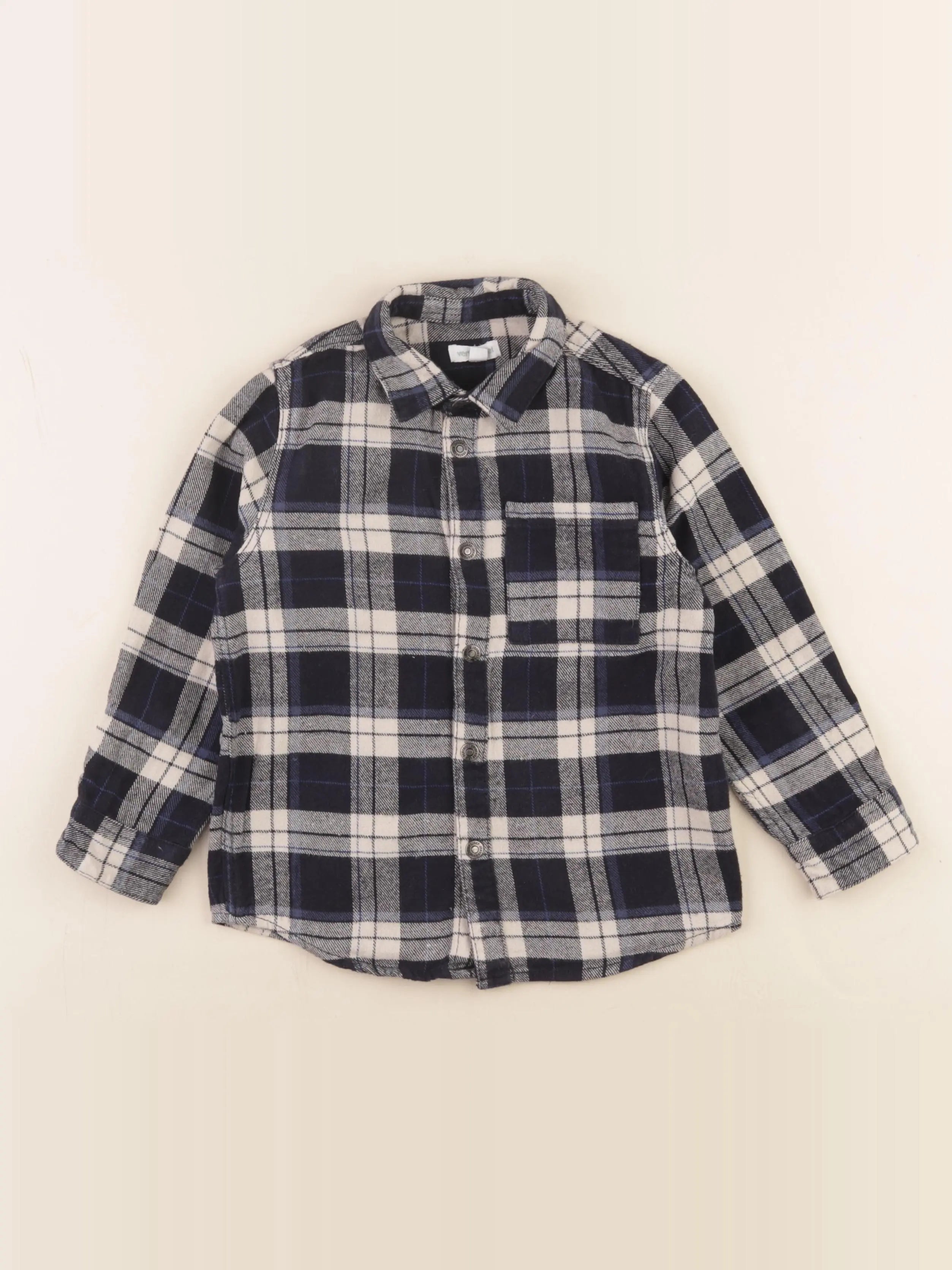 Vertbaudet - chemise bleu - 6 ans
