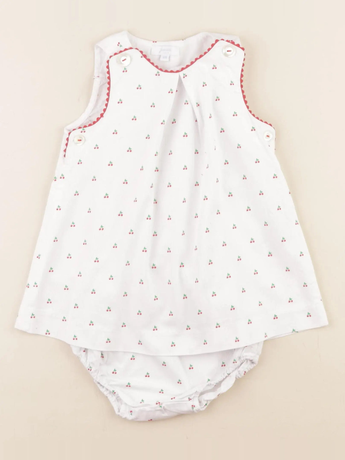 Jacadi - robe blanc - 6 mois