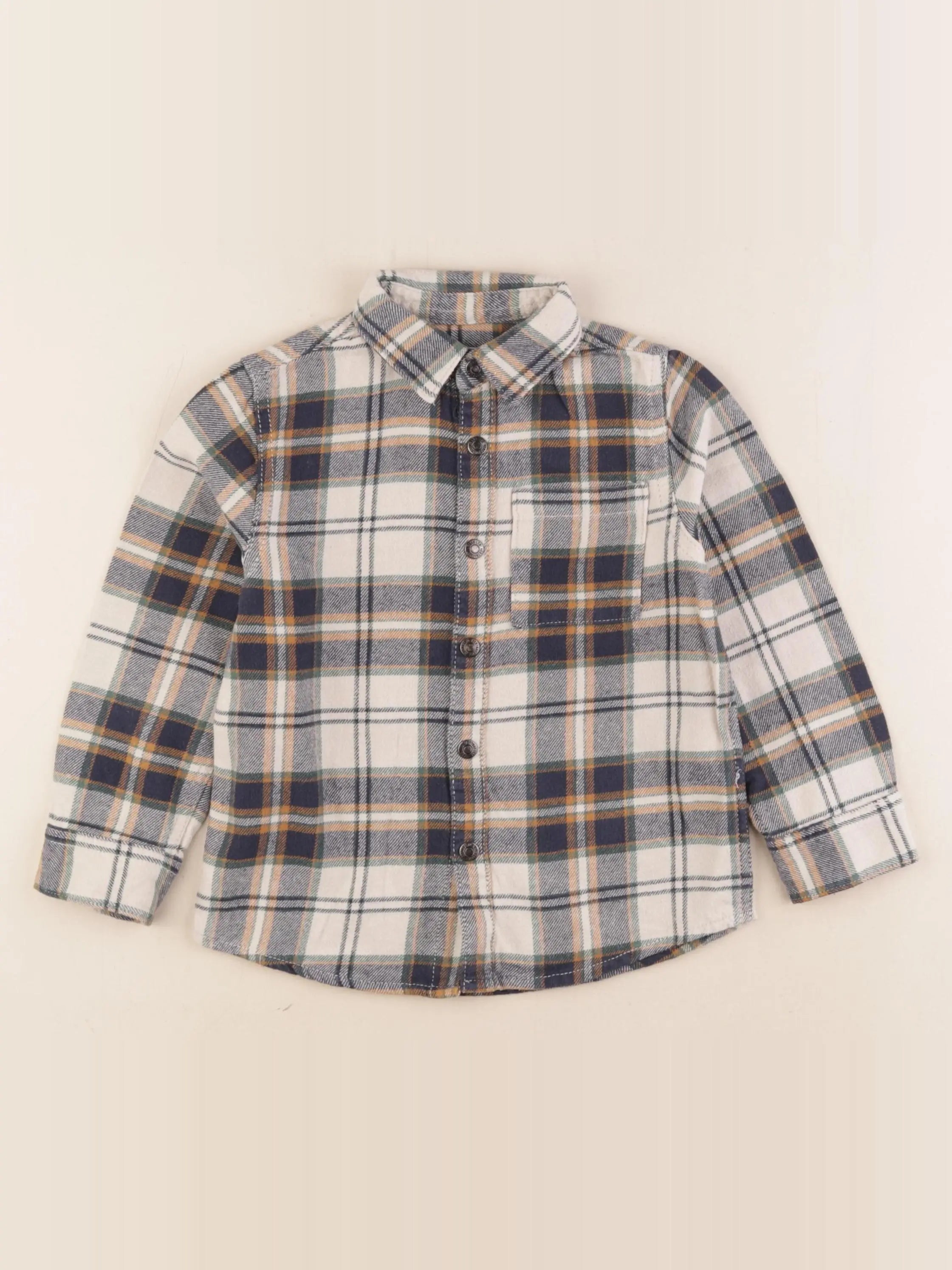 Vertbaudet - chemise multicolore - 5 ans