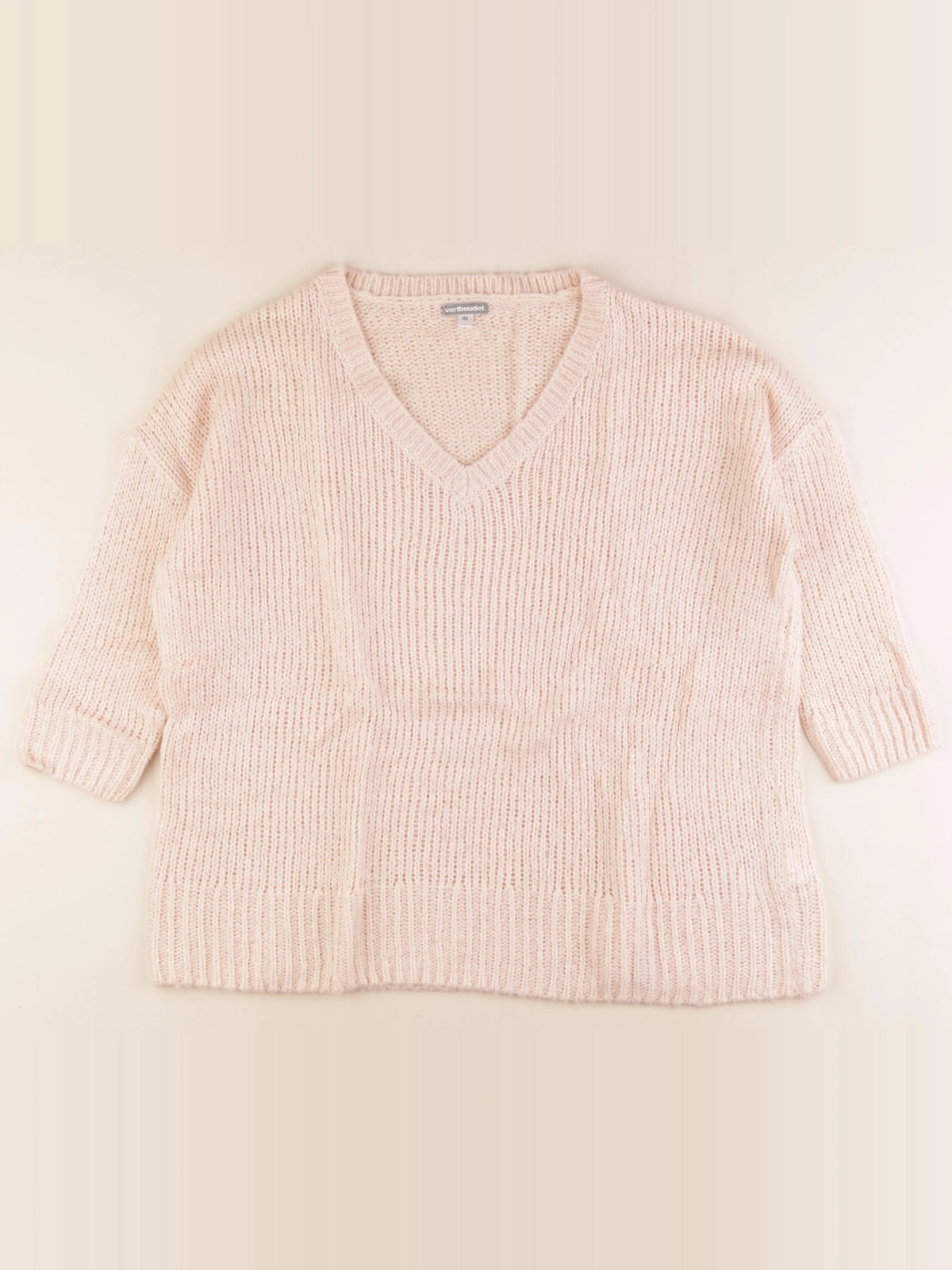 Vertbaudet - pull grossesse rose - 42