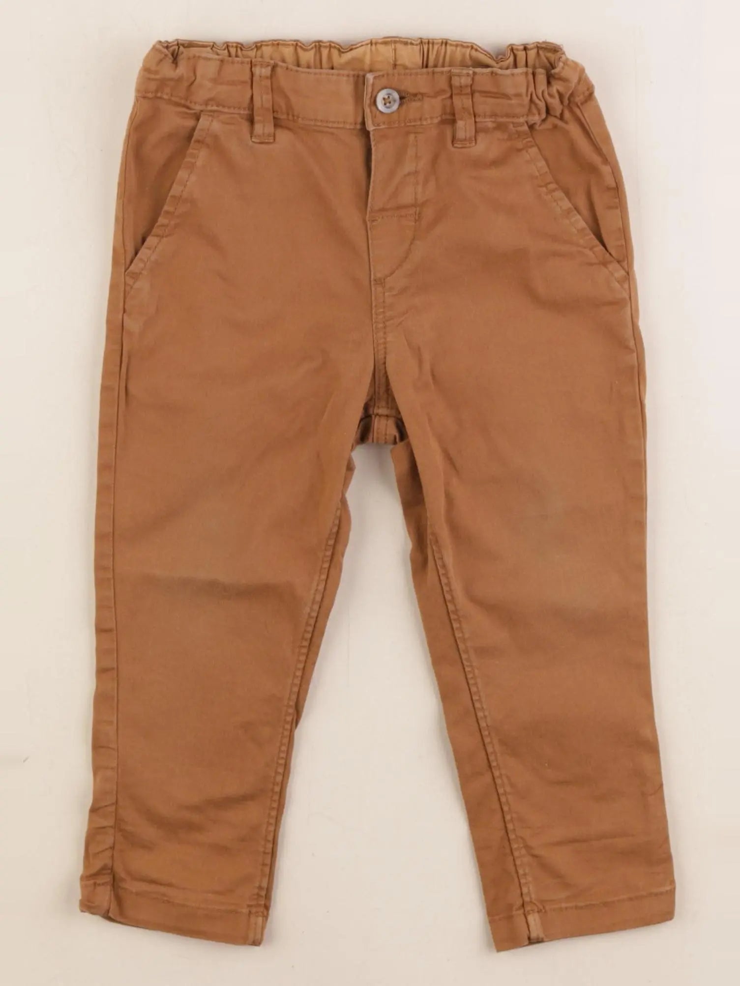 H&M - pantalon marron - 12/18 mois