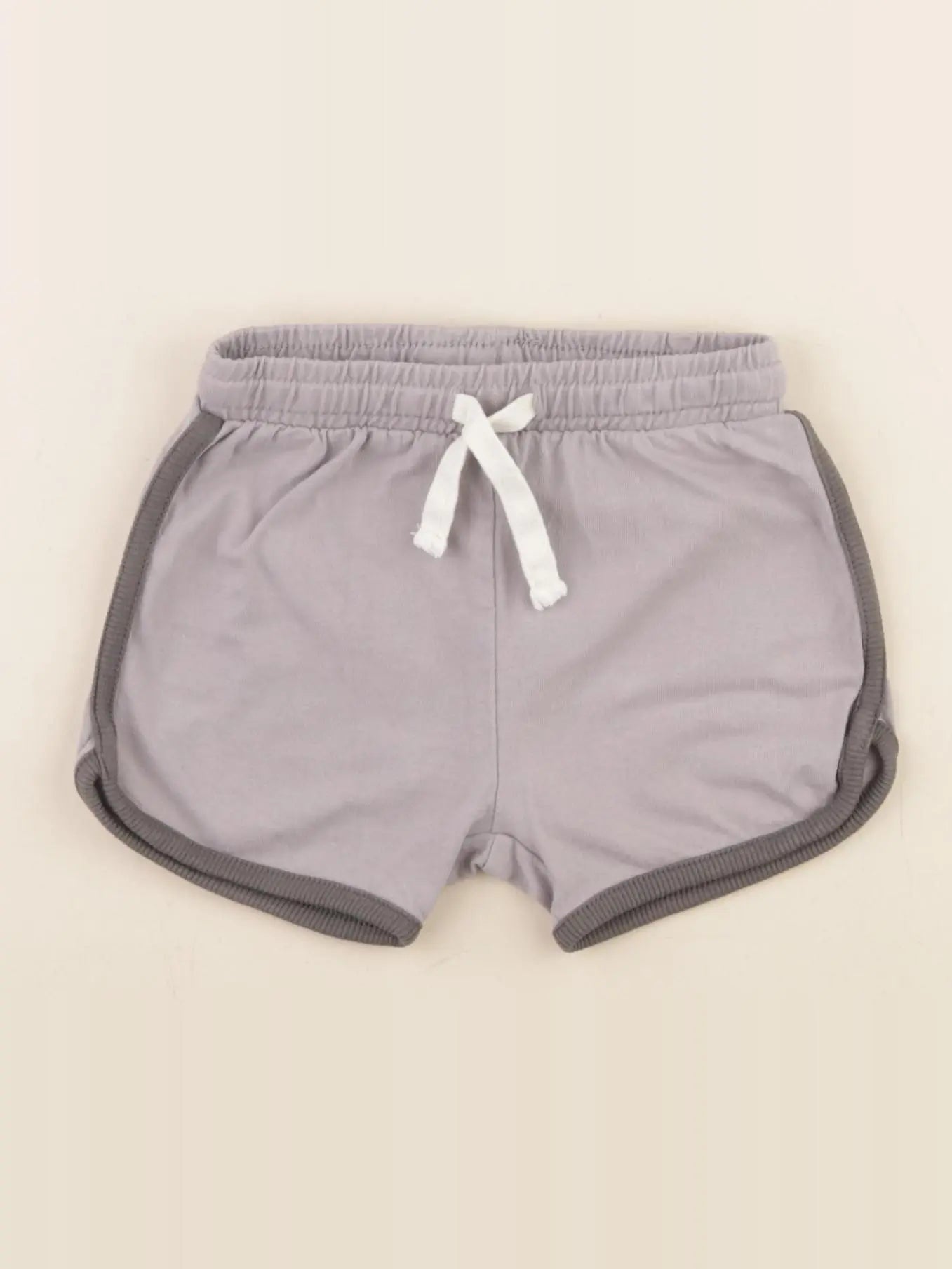 H&M - short gris - 4/6 mois
