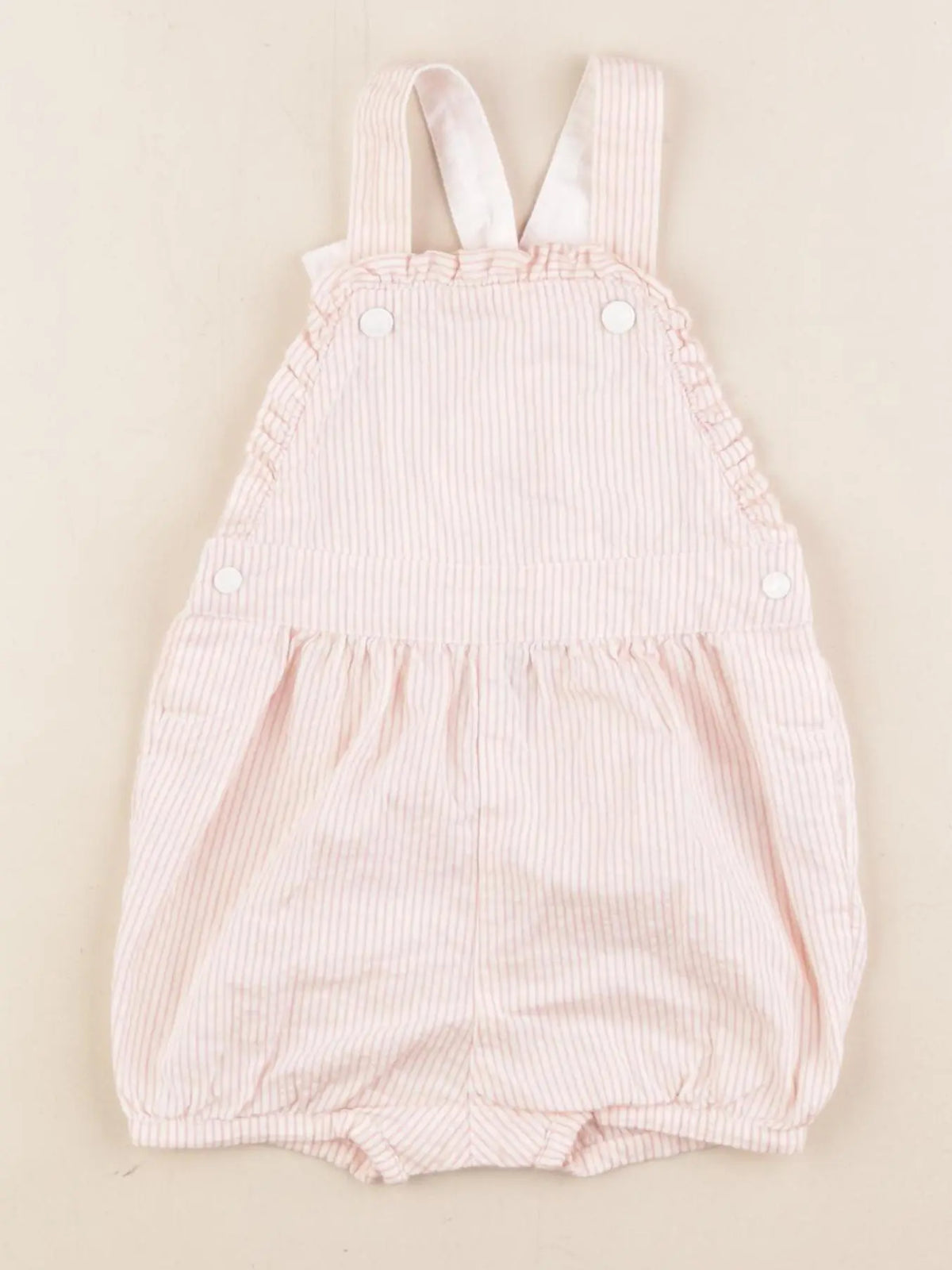 Petit Bateau - combinaison orange - 6 mois