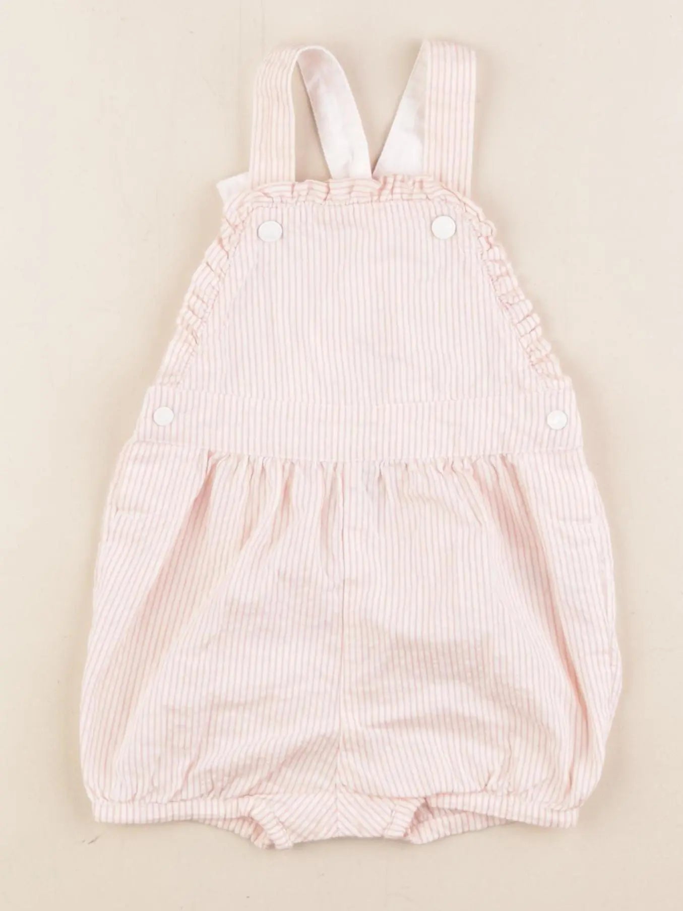 Petit Bateau - combinaison orange - 6 mois