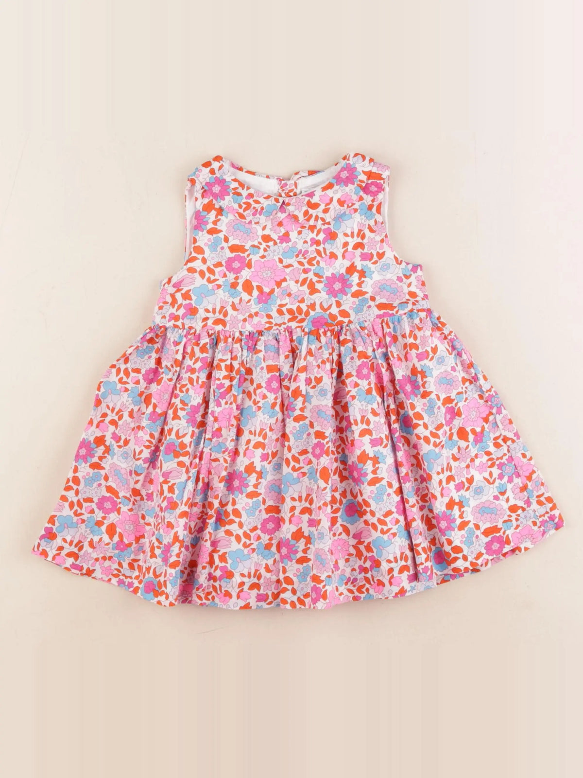 Jacadi - robe liberty multicolore - 12 mois