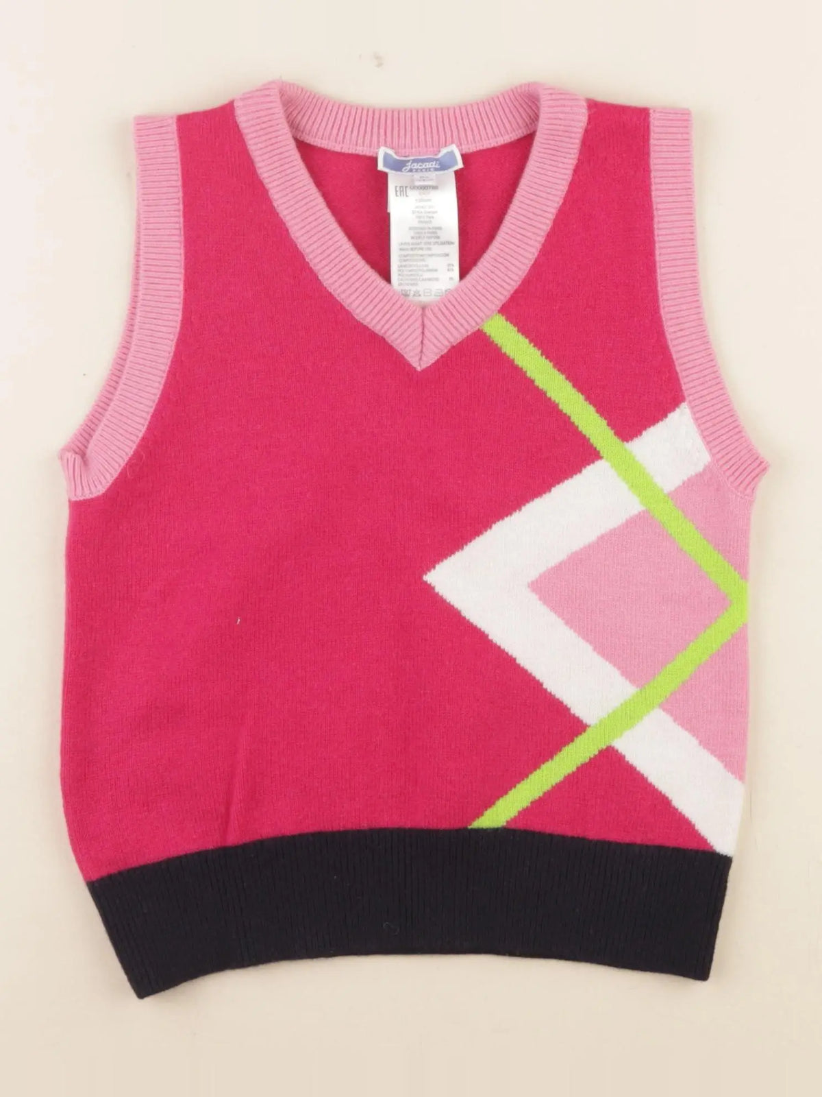 Jacadi - pull rose - 8 ans