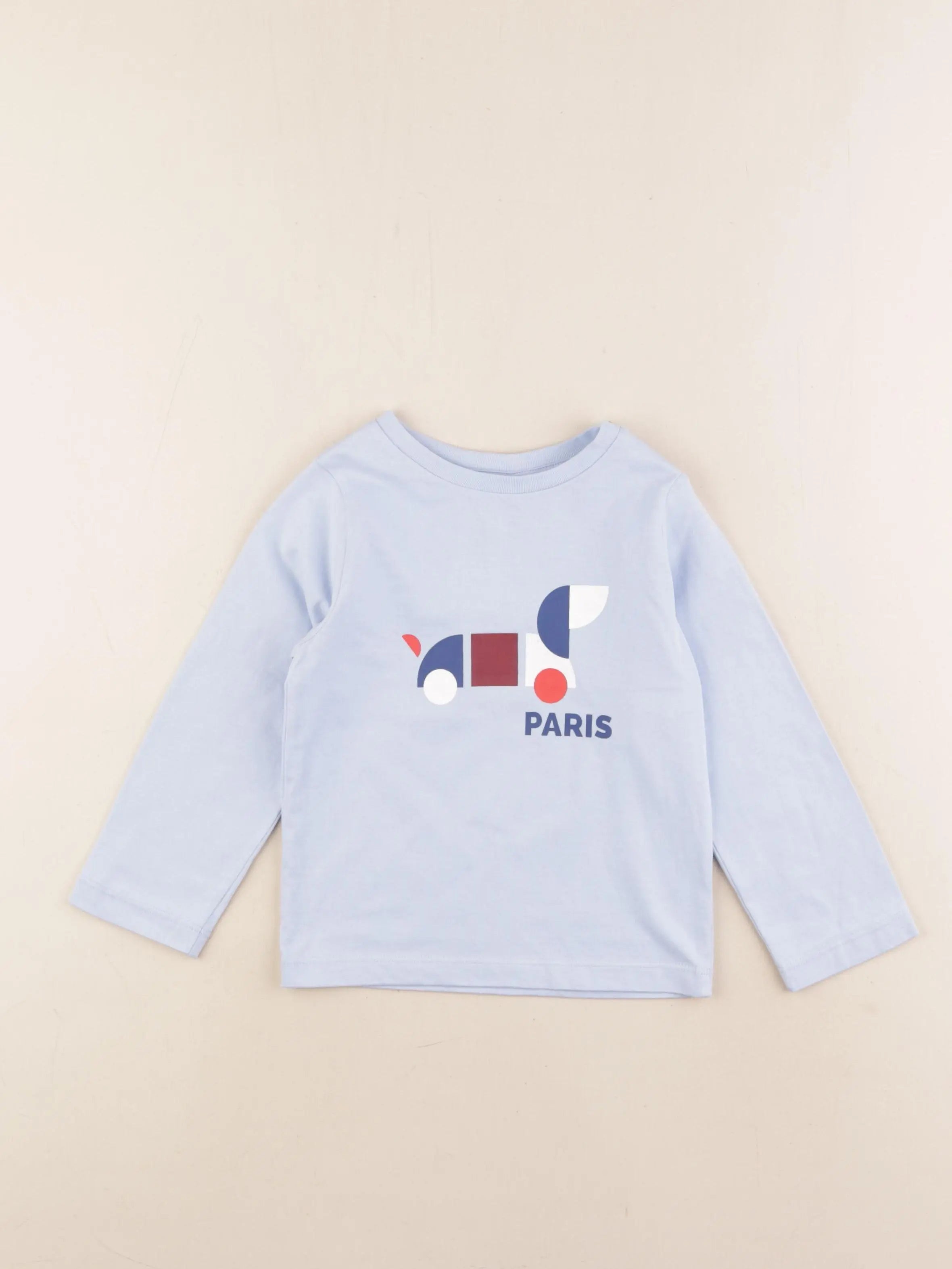 Jacadi - tee-shirt bleu - 36 mois