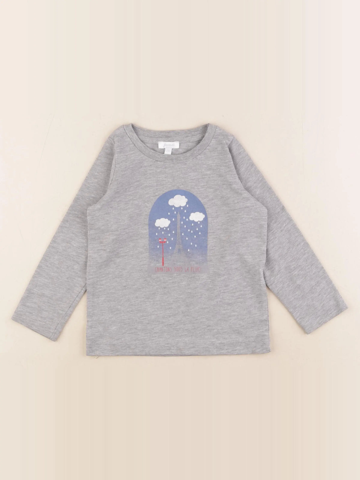 Jacadi - tee-shirt gris - 2 ans