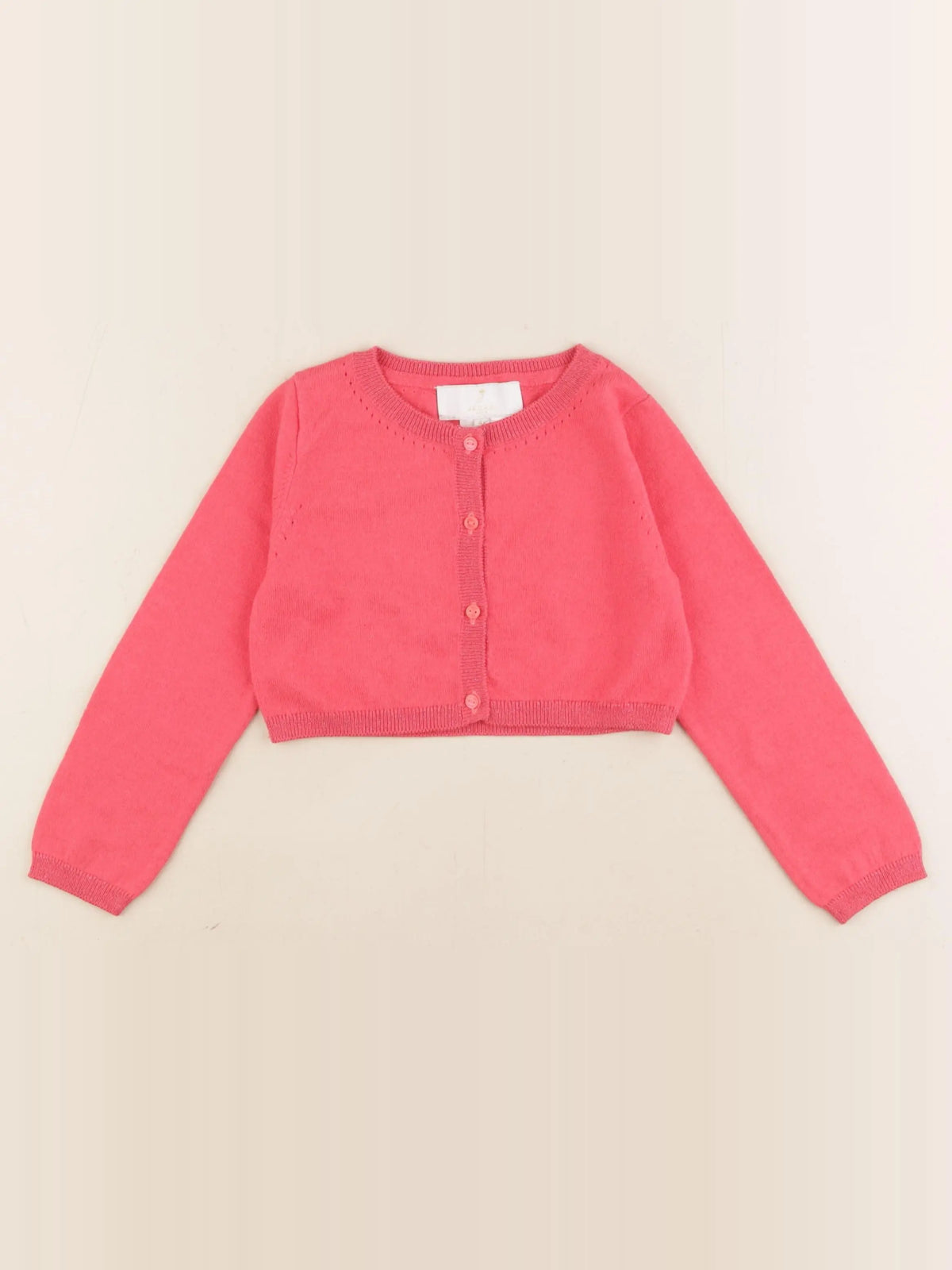 Jacadi - gilet rose - 4 ans
