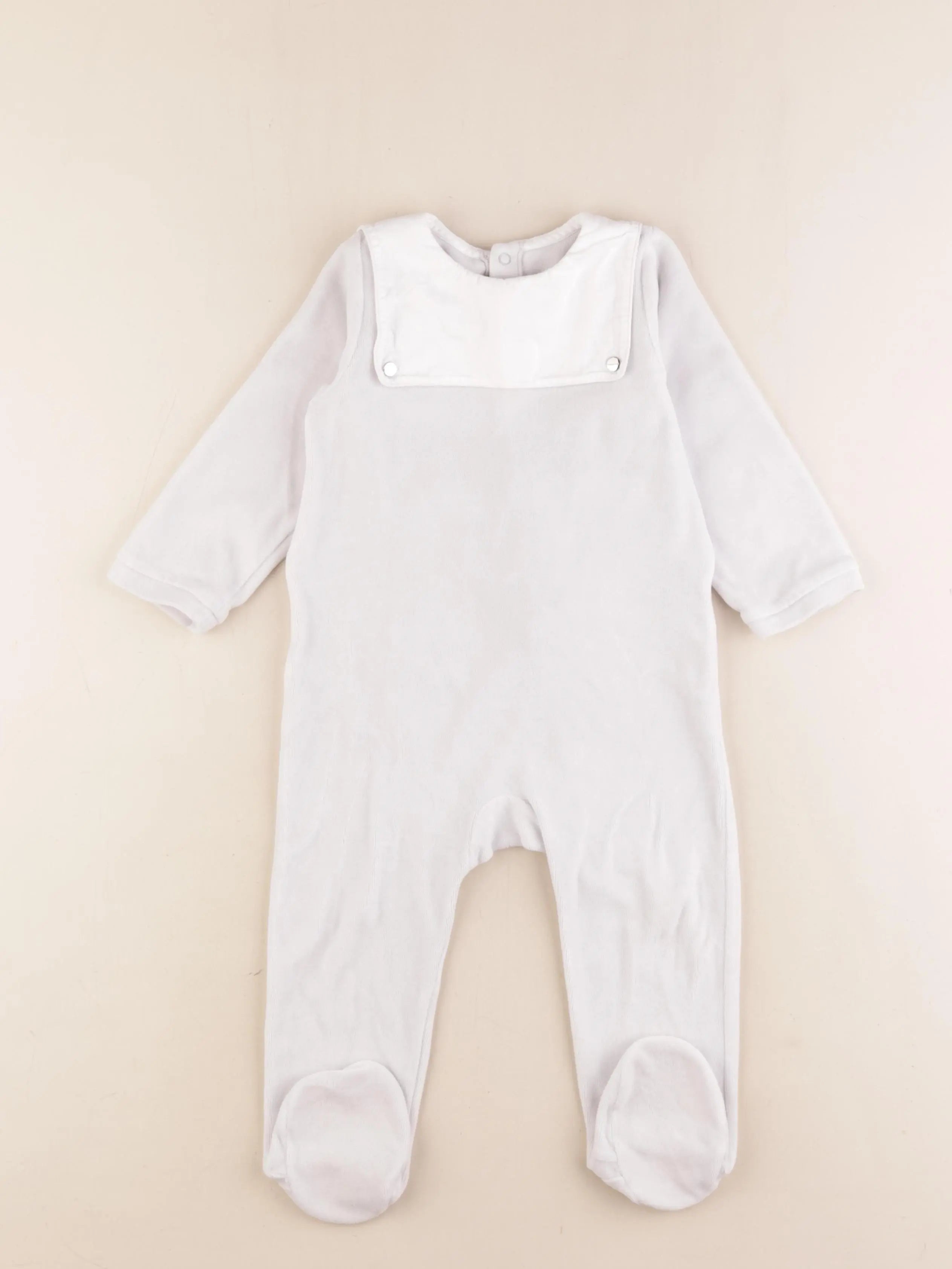 Jacadi - pyjama velours gris - 24 mois