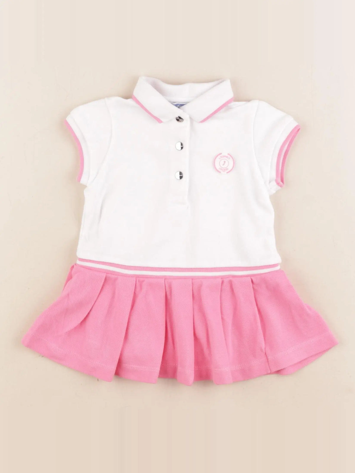Jacadi - robe rose - 12 mois