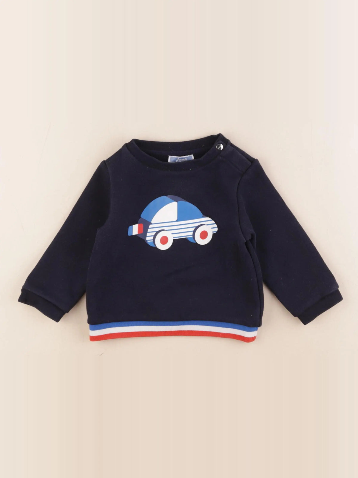 Jacadi - sweat bleu - 18 mois