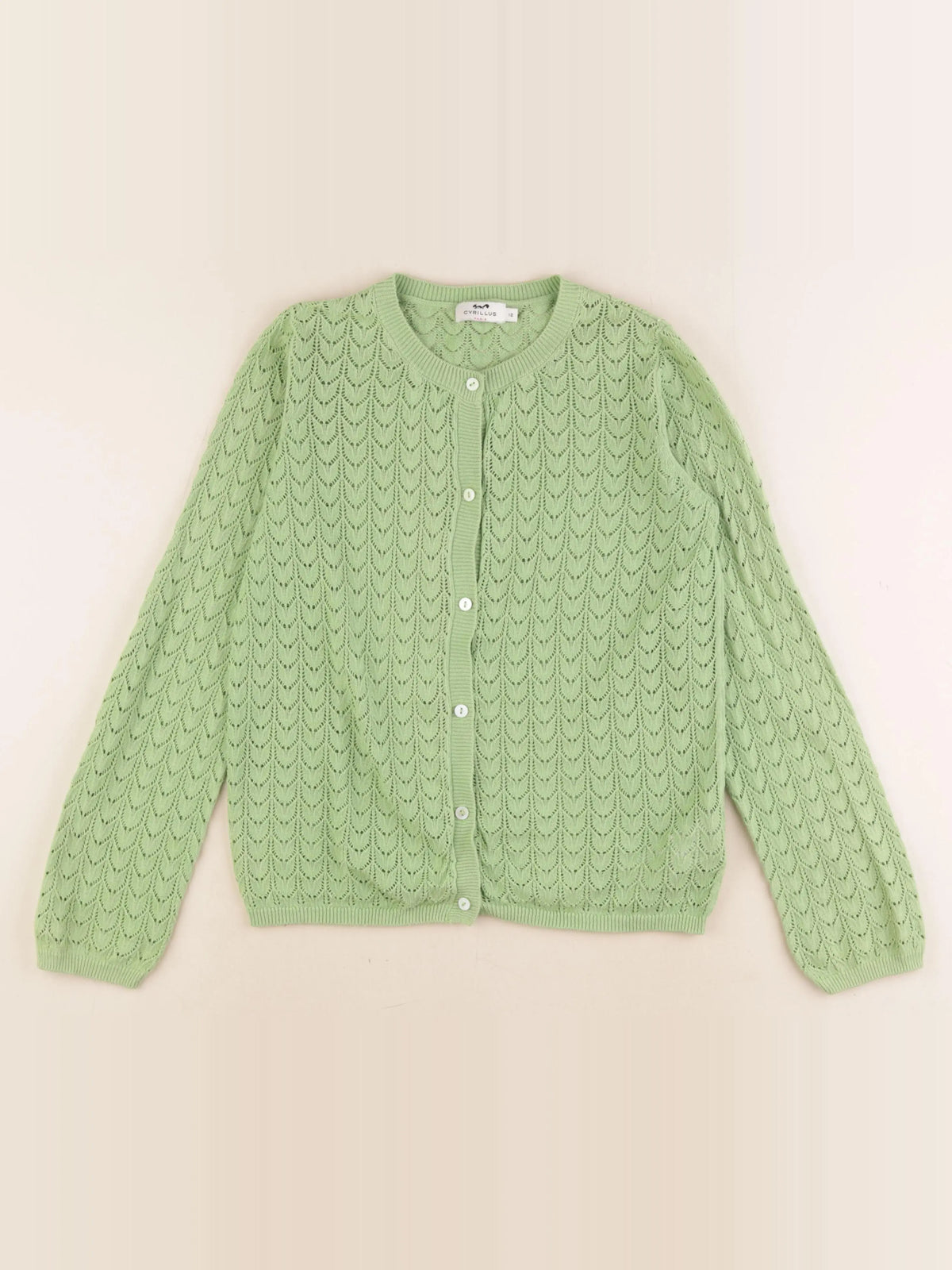 Cyrillus - gilet vert - 12 ans