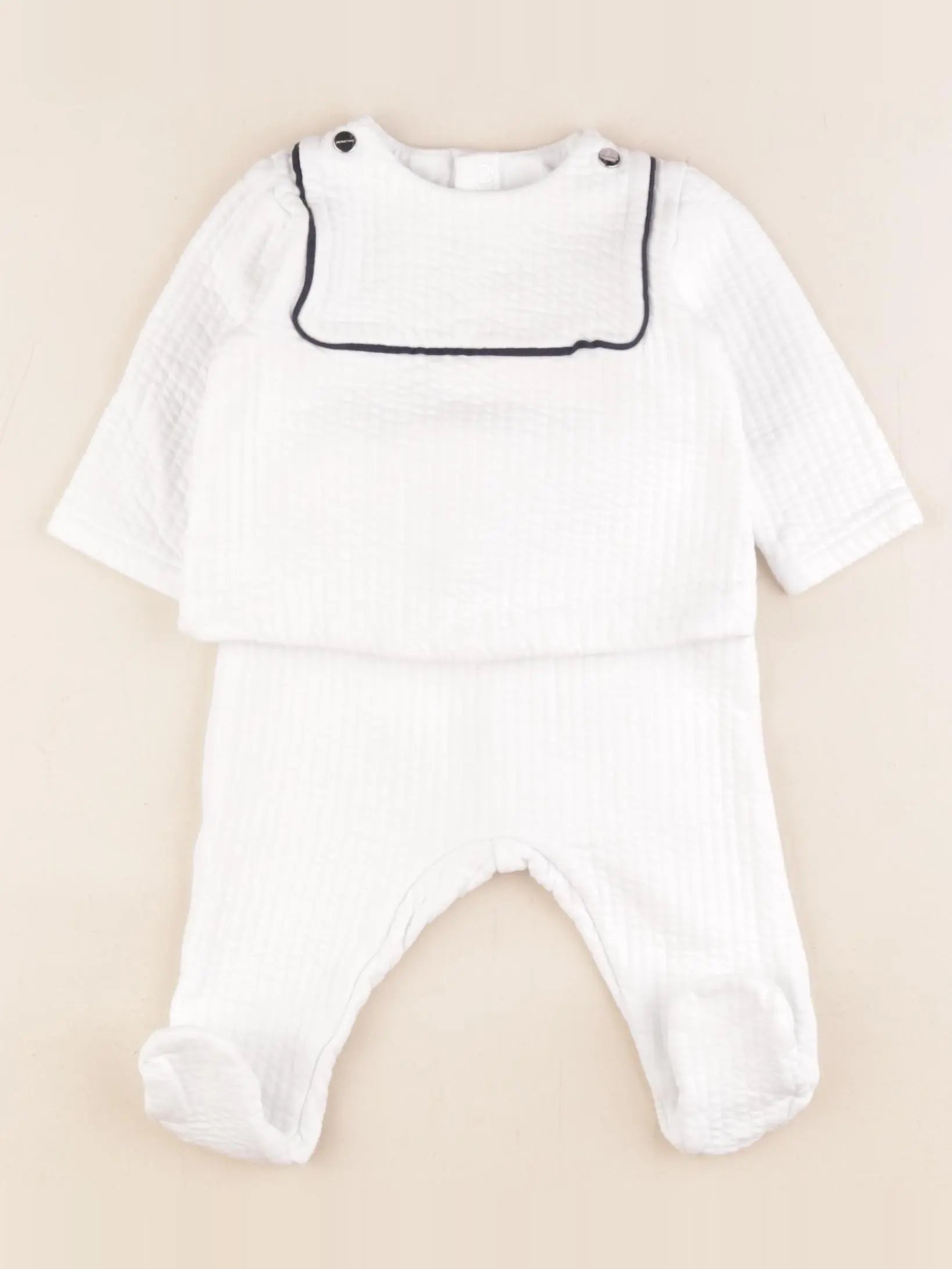 Jacadi - ensemble blanc - 6 mois